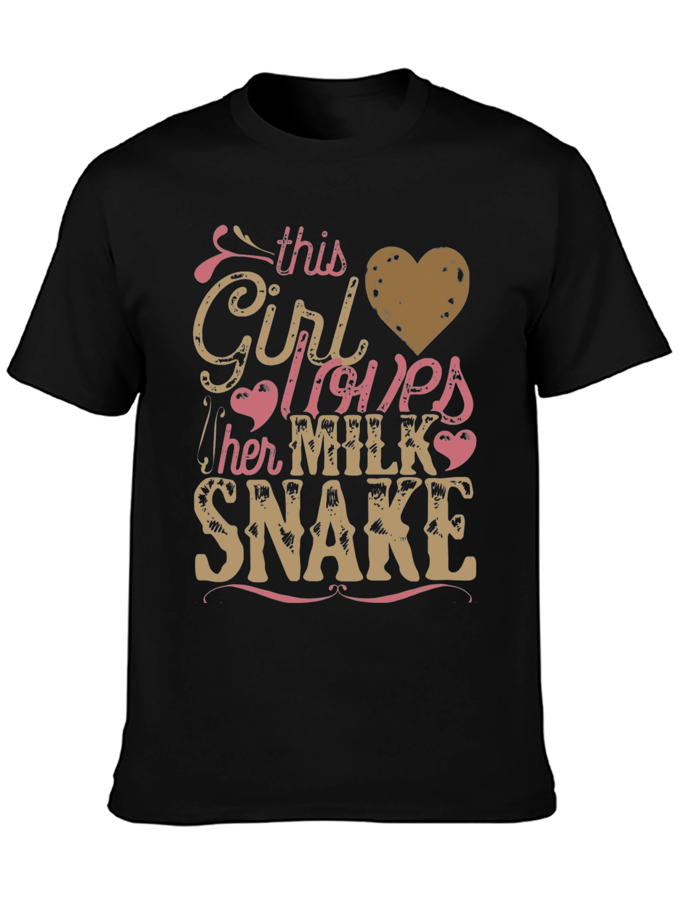 Black Girl Loves Milk Snake T-Shirt view 3