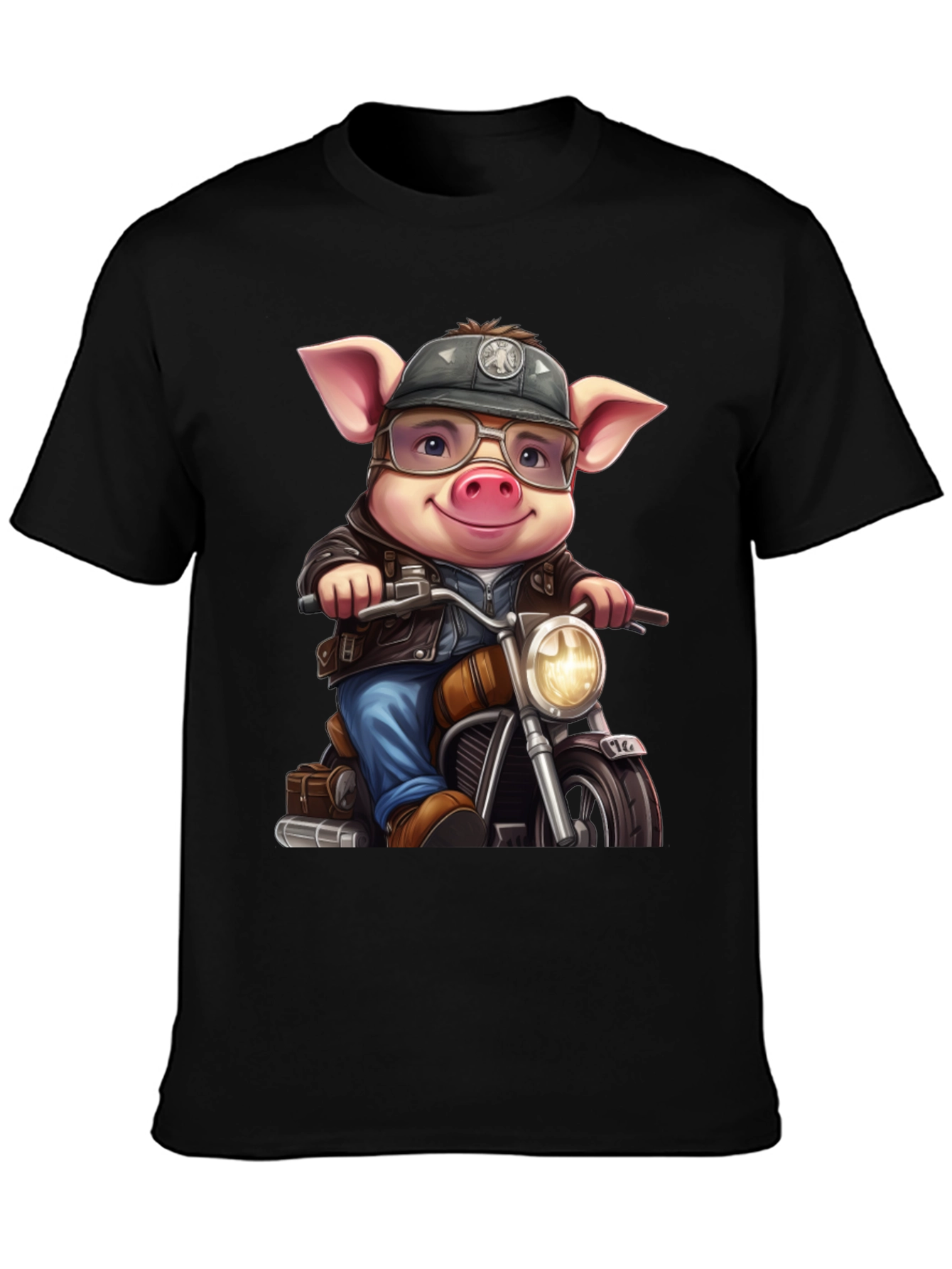 Pig Biker T-Shirt - 3