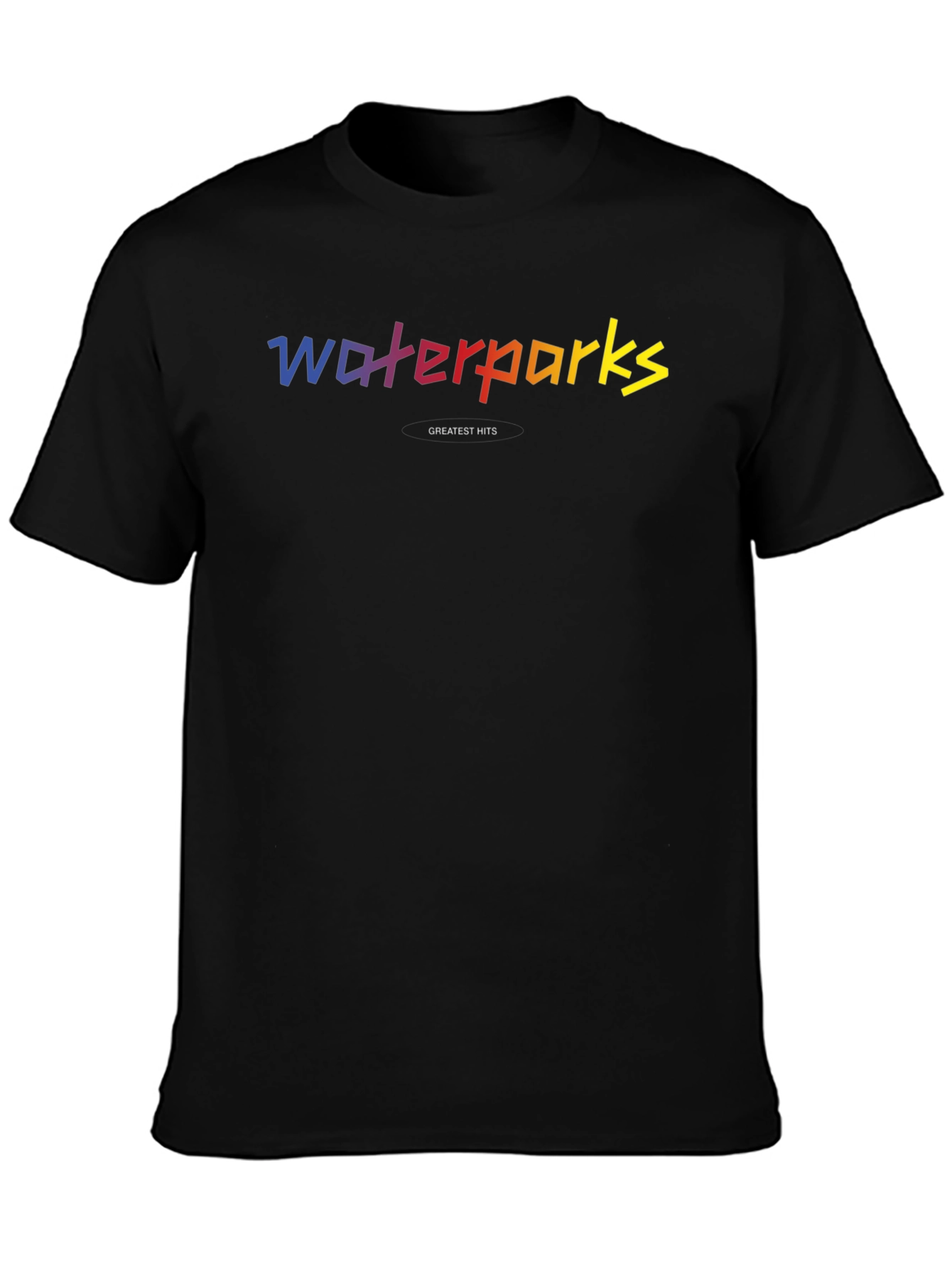 Black Waterparks Greatest Hits Black T-Shirt view 3