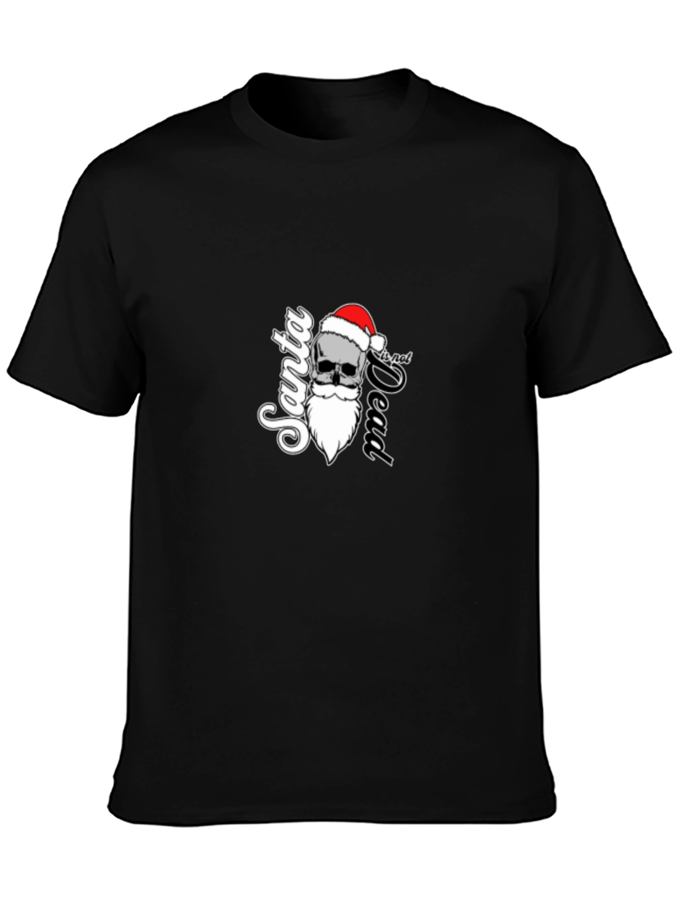 Black Santa is not Dead Graphic T-Shirt view 3