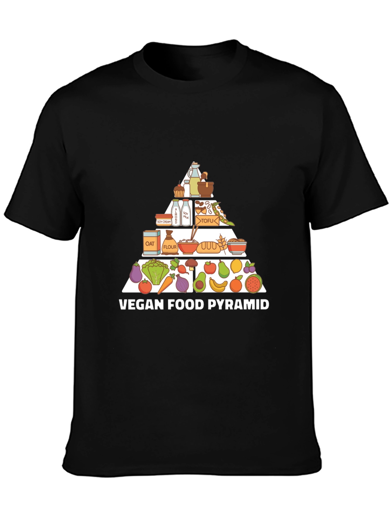 Vegan Food Pyramid T-Shirt - 3