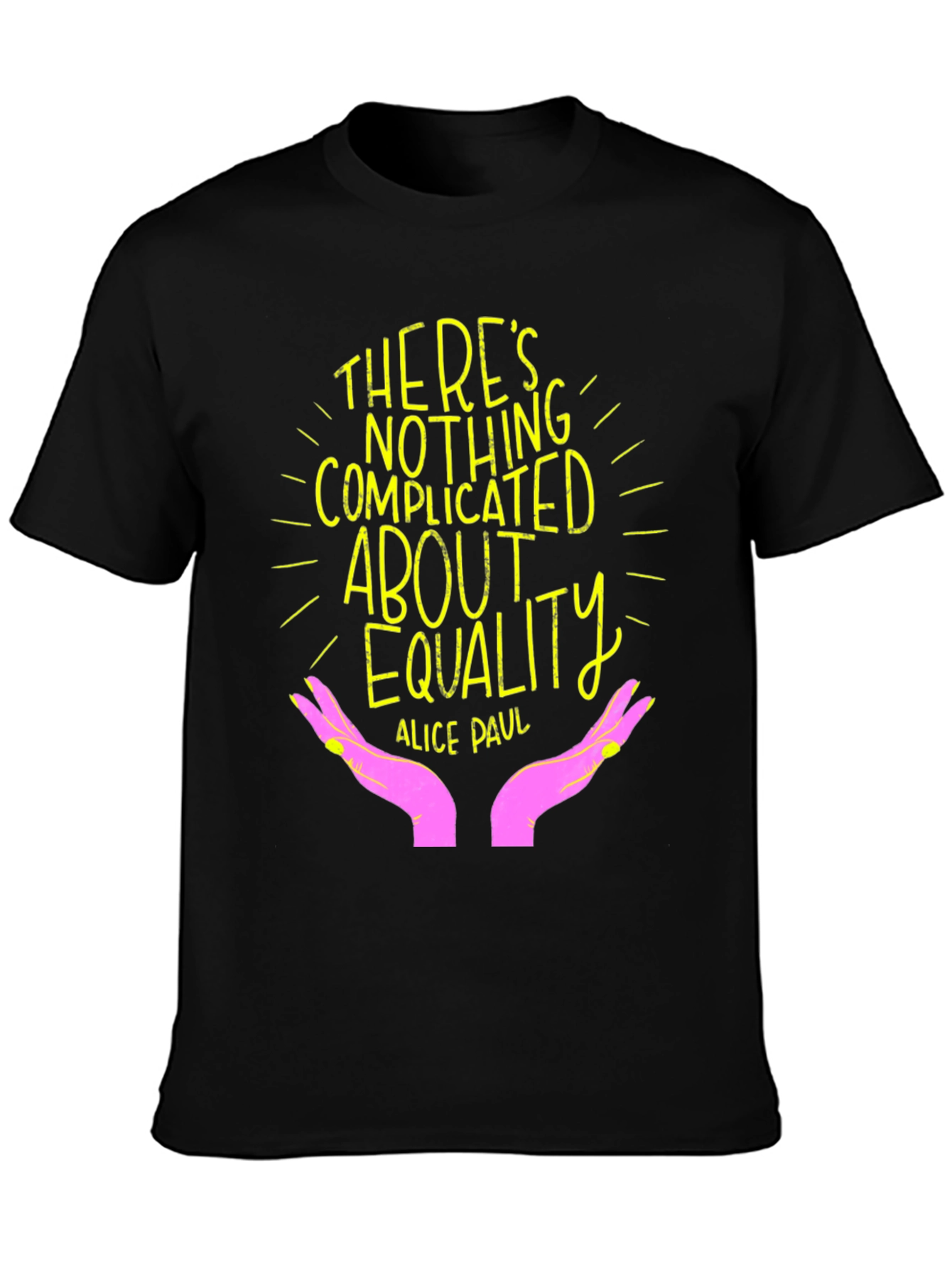 Black Equality T-Shirt - Empowering Statement Tee view 3