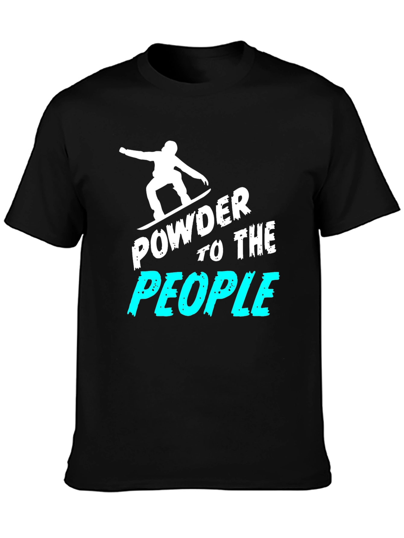 Black Powder to the People Black Graphic Tee view 3
