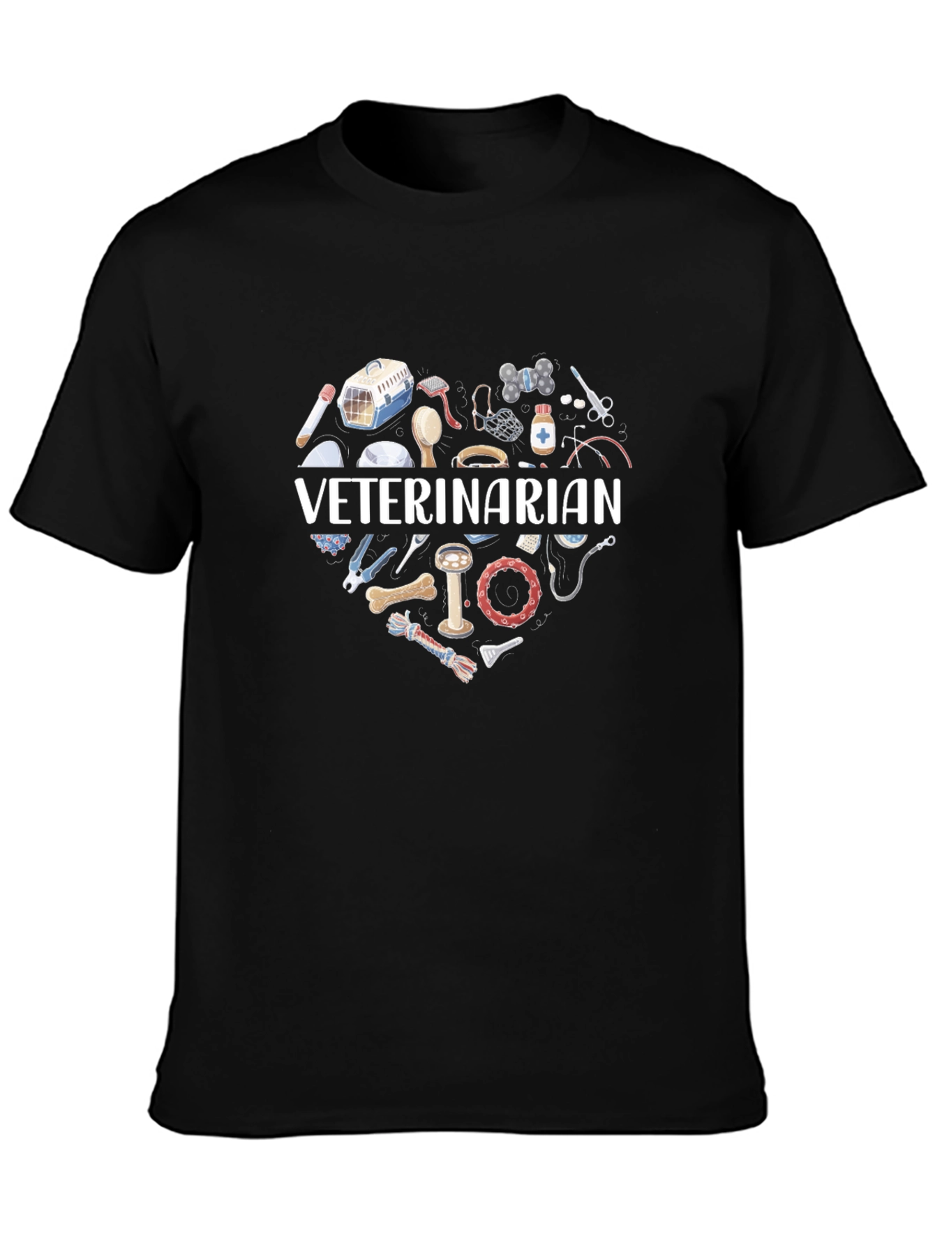 Veterinarian Heart Graphic T-Shirt - 3