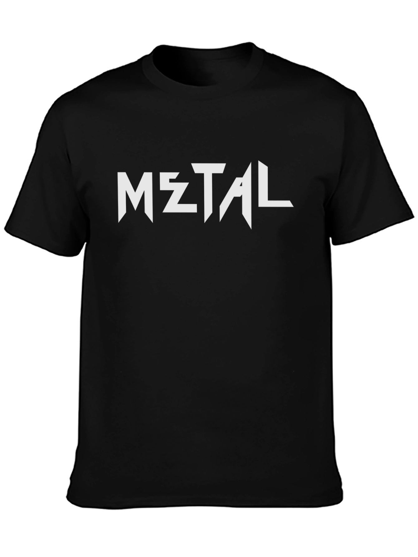 Black Black Metal Graphic T-Shirt - Bold Statement Tee view 3