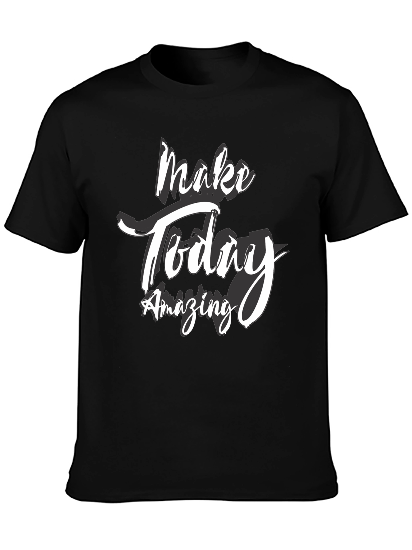 Black Make Today Amazing Graphic Tee view 3