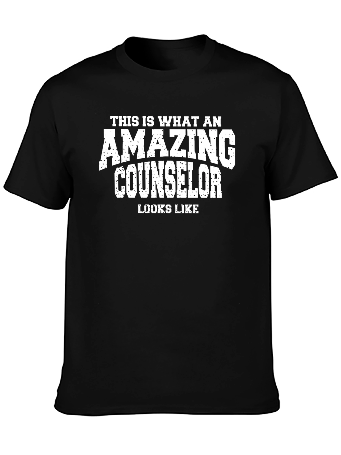 Black Amazing Counselor Graphic T-Shirt view 3
