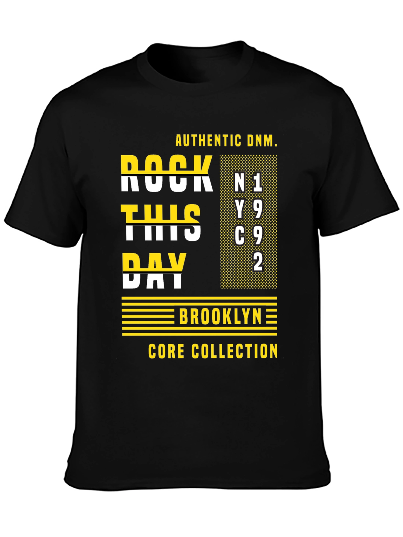 Black Rock This Day Graphic Tee - Brooklyn Core Collection T-Shirt view 3