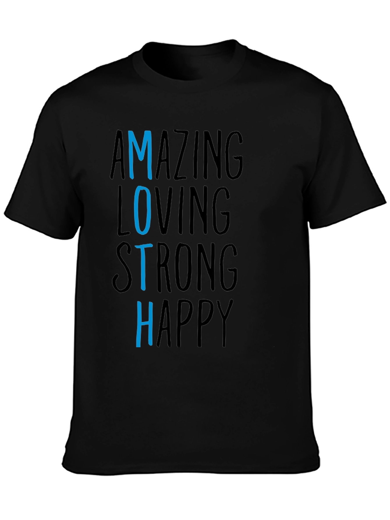 Black Amazing MOTHER T-Shirt view 3
