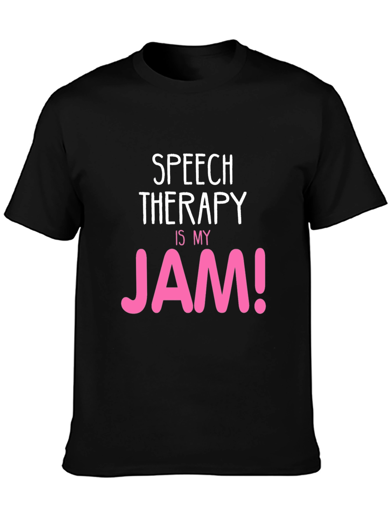 Black Speech Therapy JAM! T-Shirt view 3