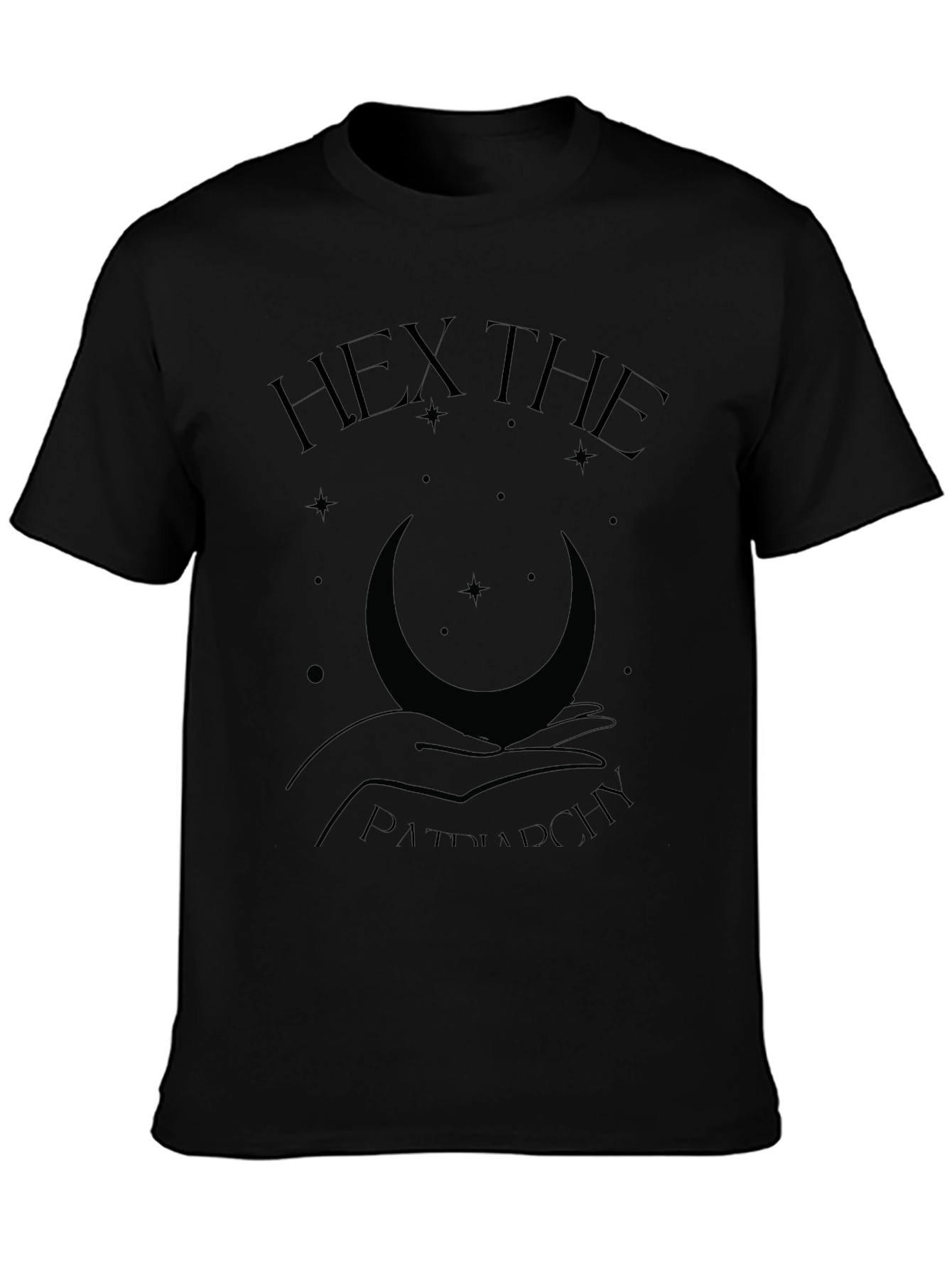 Black Hex the Patriarchy Graphic Tee view 3