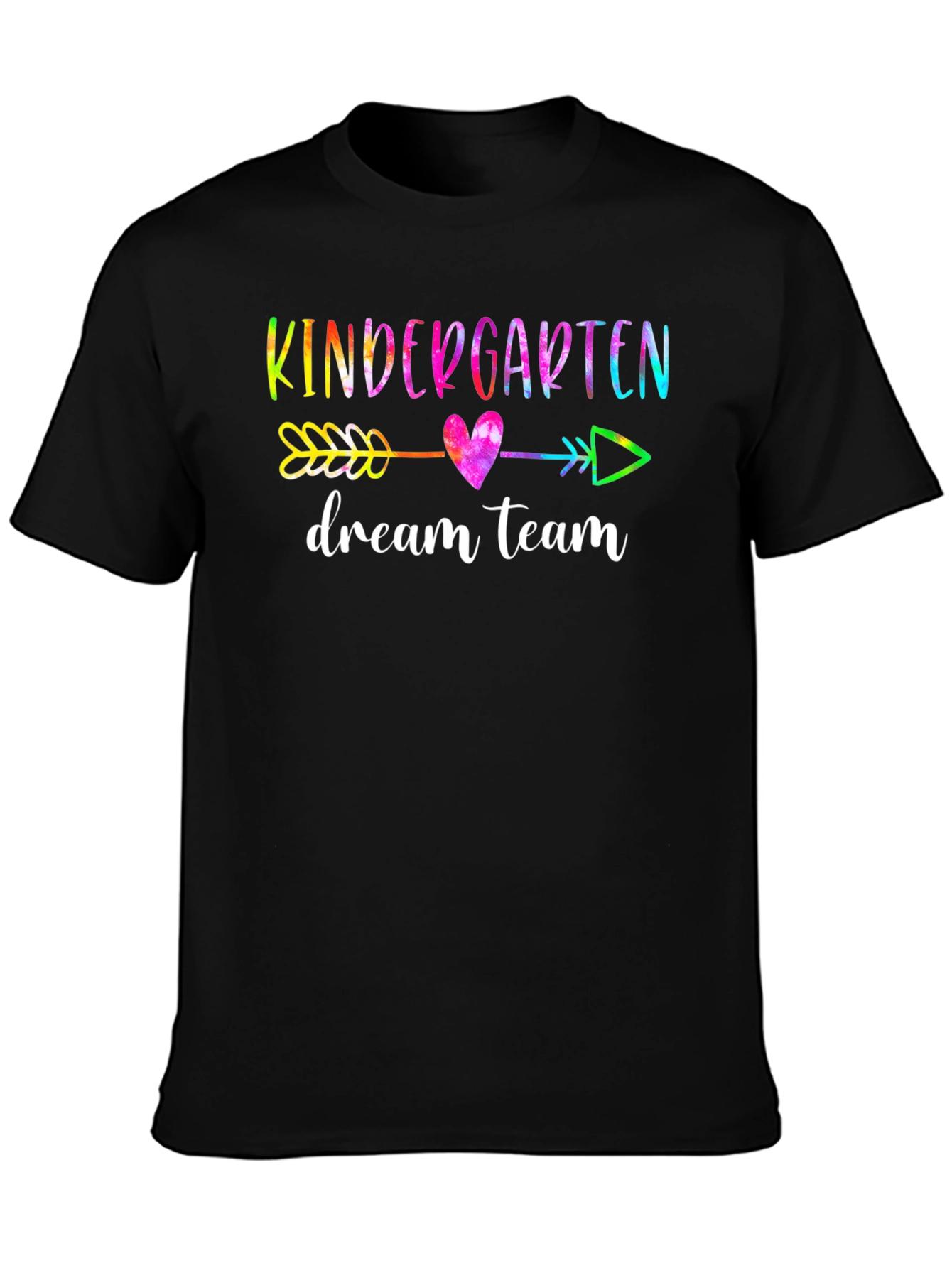 Black Kindergarten Dream Team T-Shirt view 3