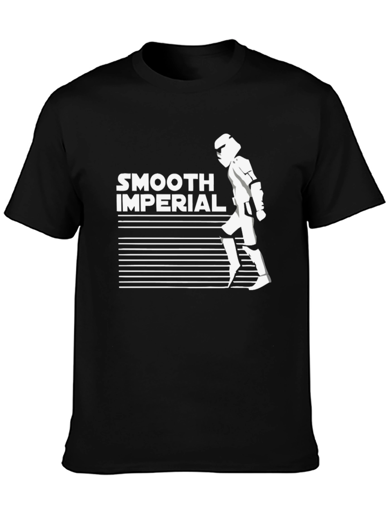 Black Smooth Imperial Graphic T-Shirt - Star Wars Inspired view 3