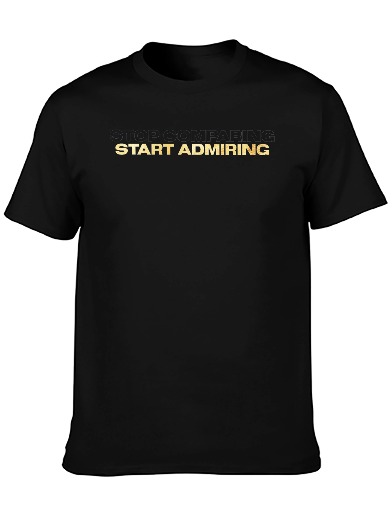 Black Start Admiring Black Graphic Tee view 3