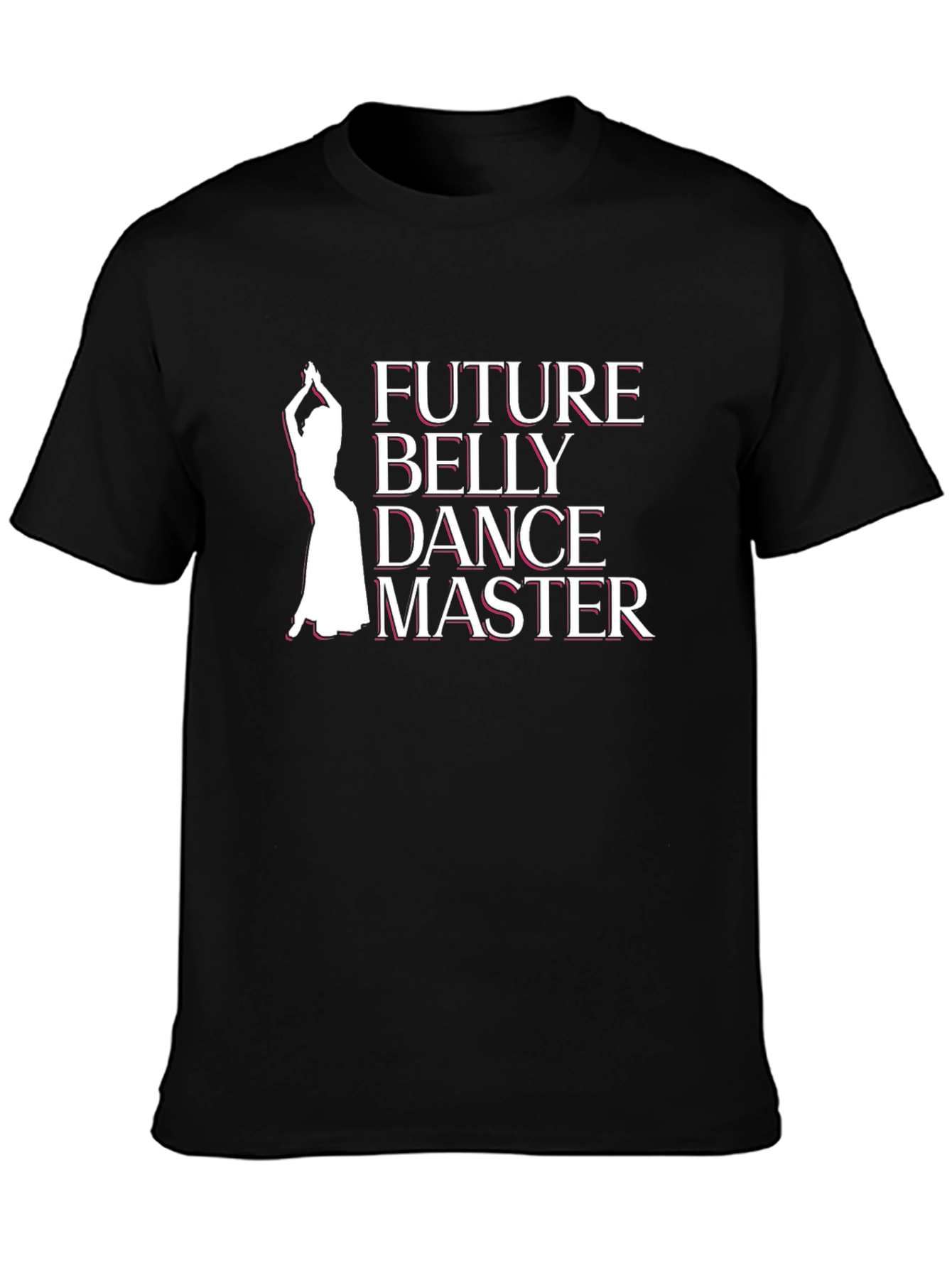 Black Future Belly Dance Master Black T-Shirt view 3