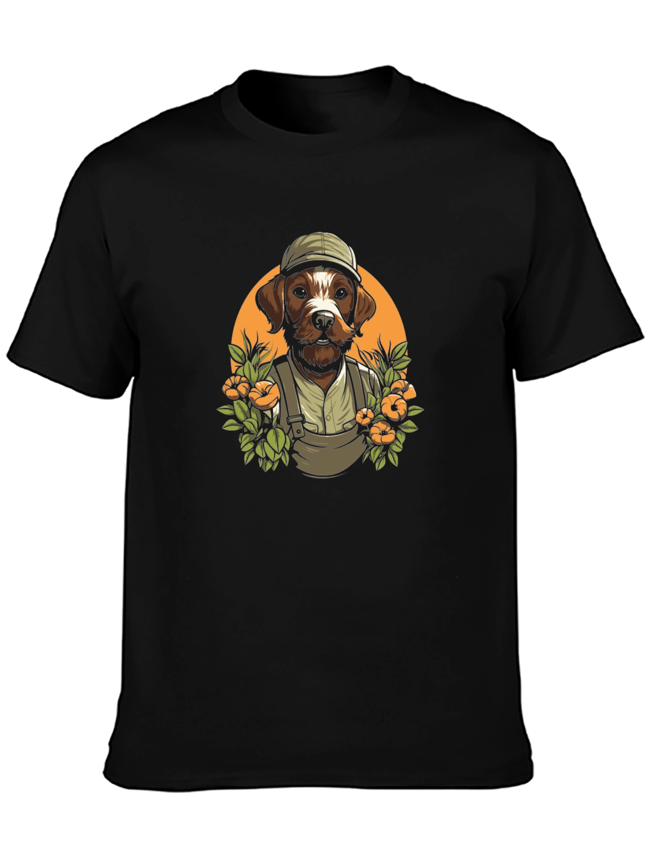 Black Dog Gardener Graphic Tee - Cool & Quirky view 3