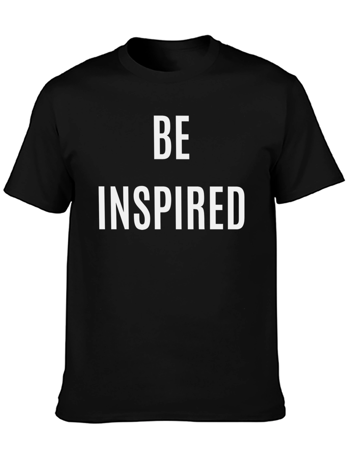 Black Be Inspired Black T-Shirt view 3
