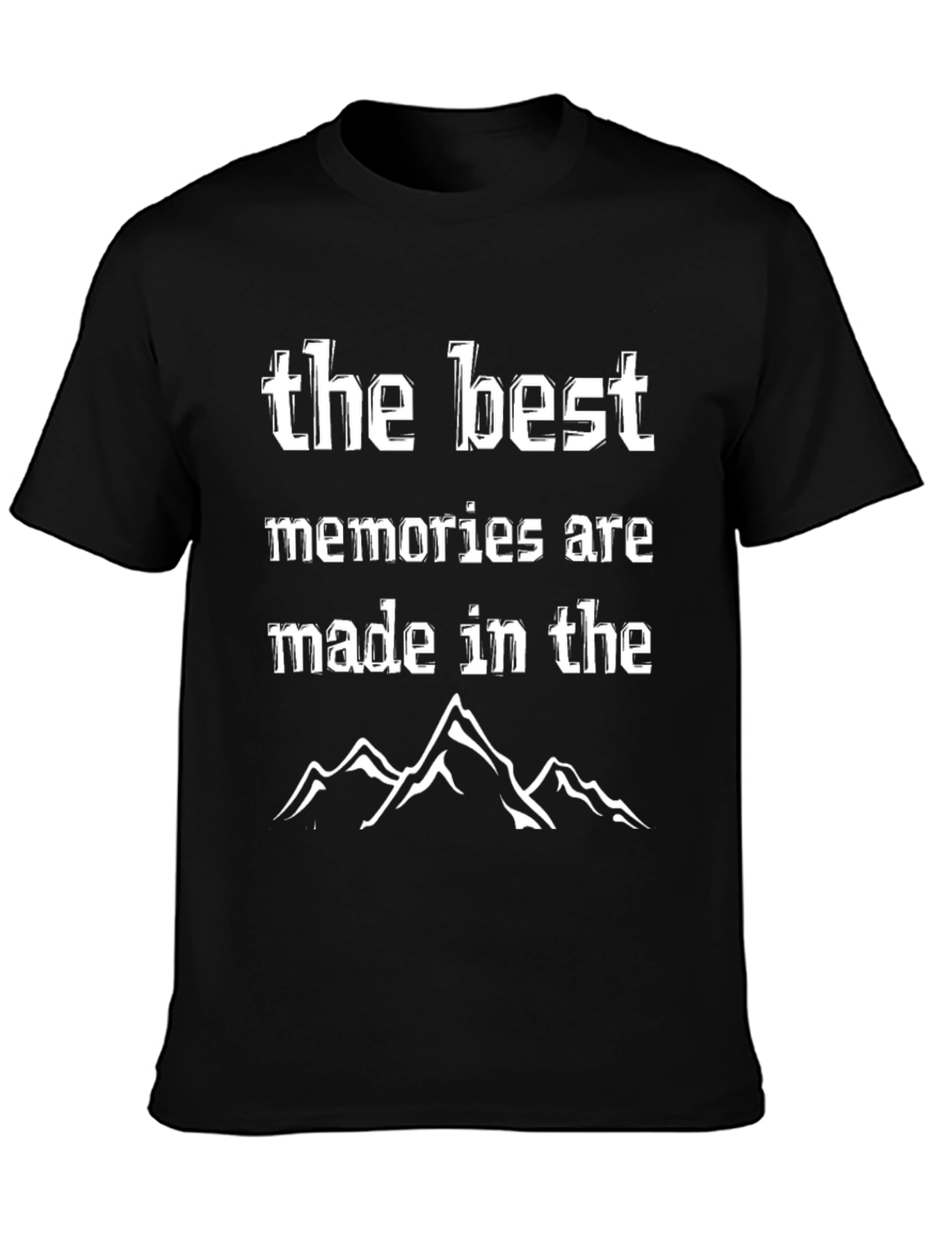 Black Mountains Memory Black T-Shirt view 3
