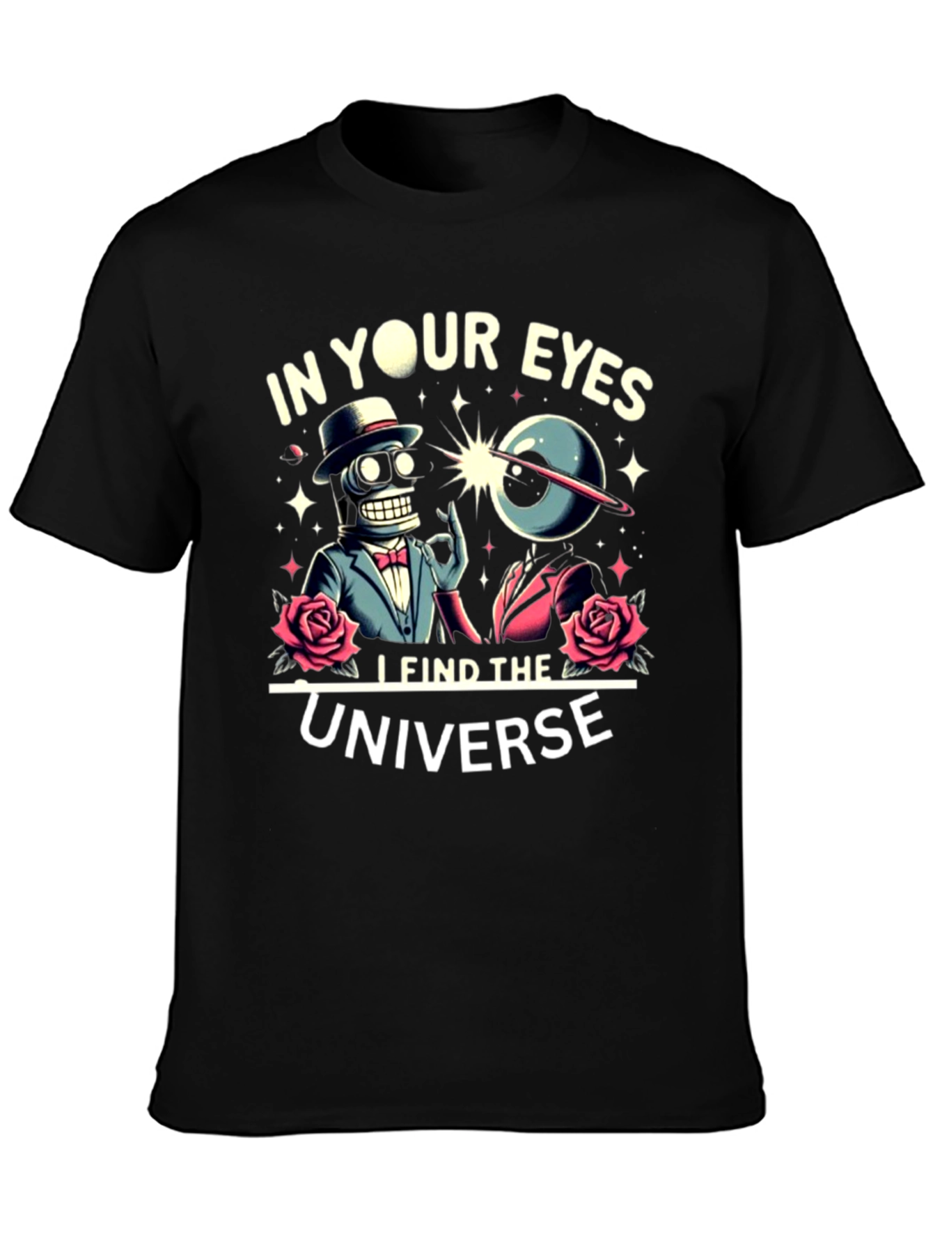 Black In Your Eyes Graphic T-Shirt view 3