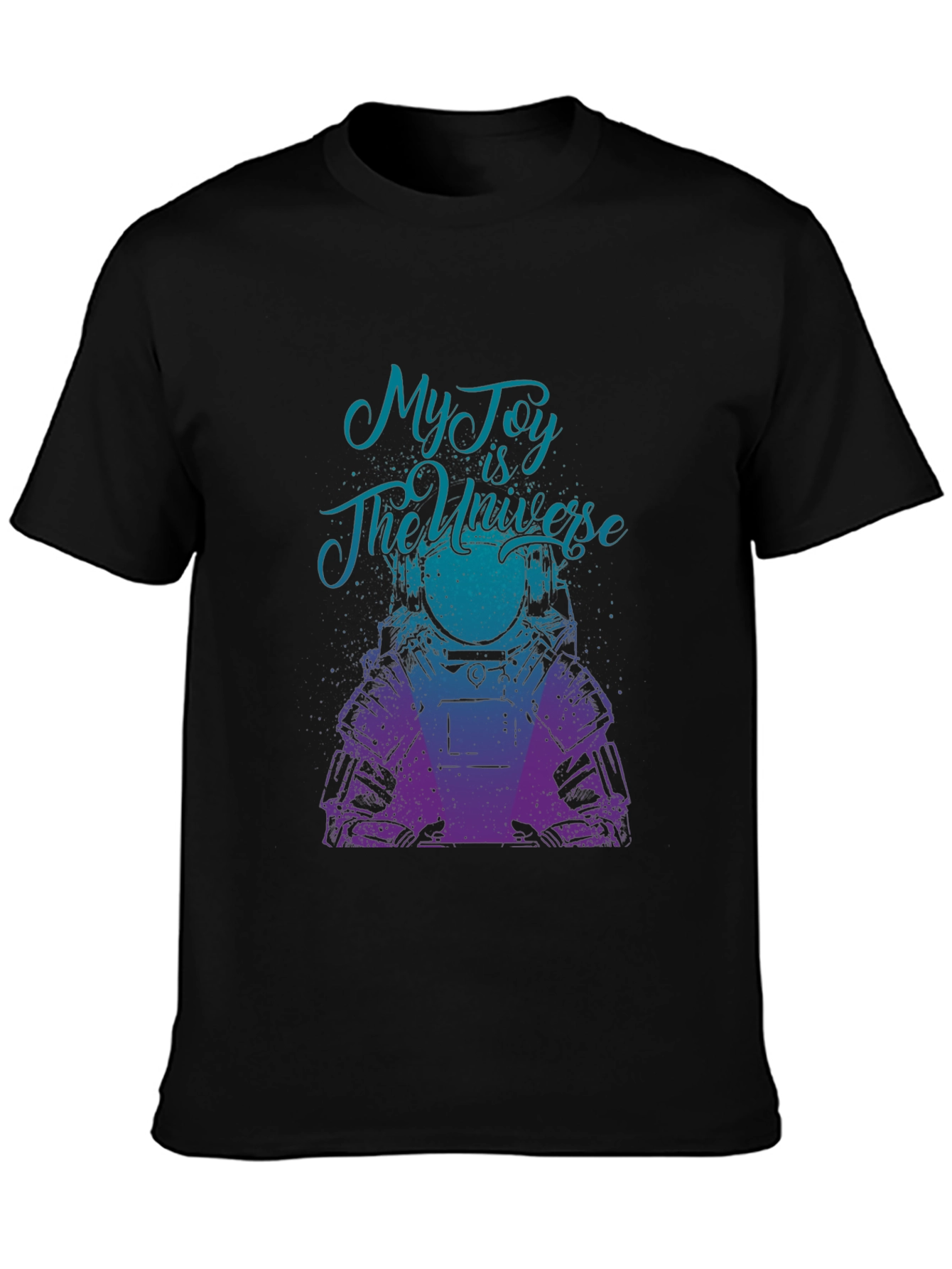 Black My Joy is the Universe Graphic T-Shirt view 3