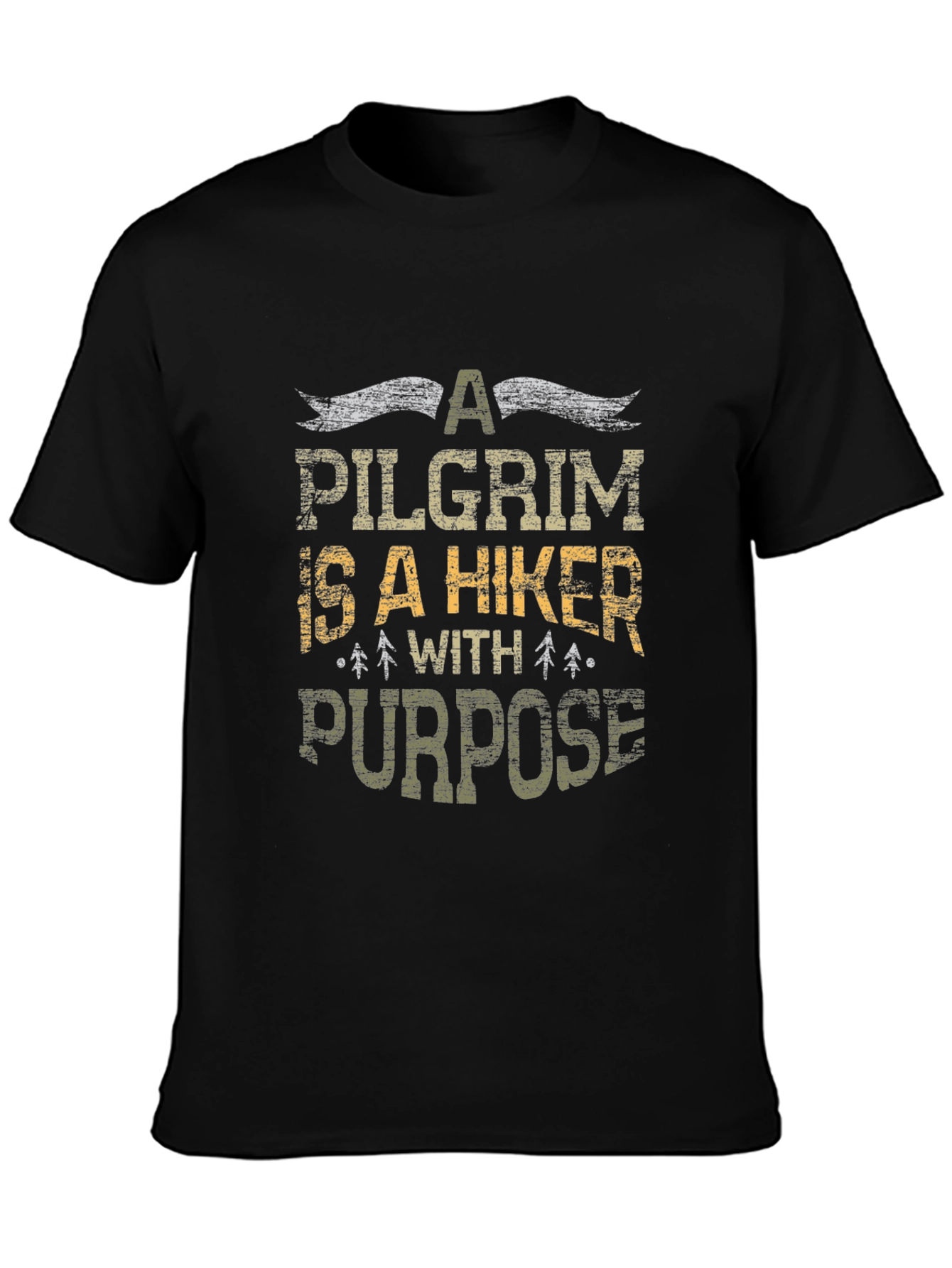 Black Pilgrim Hiker Purpose T-Shirt - Black view 3