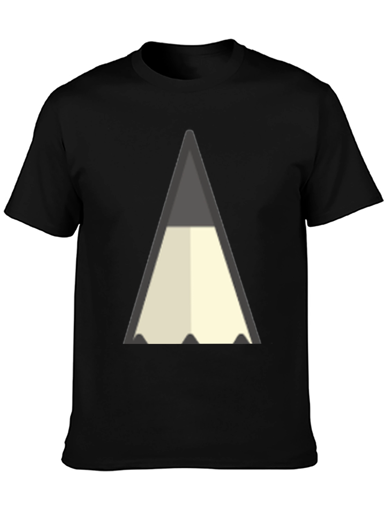 Black Pencil Graphic Black T-Shirt - Artist Inspired Tee view 3