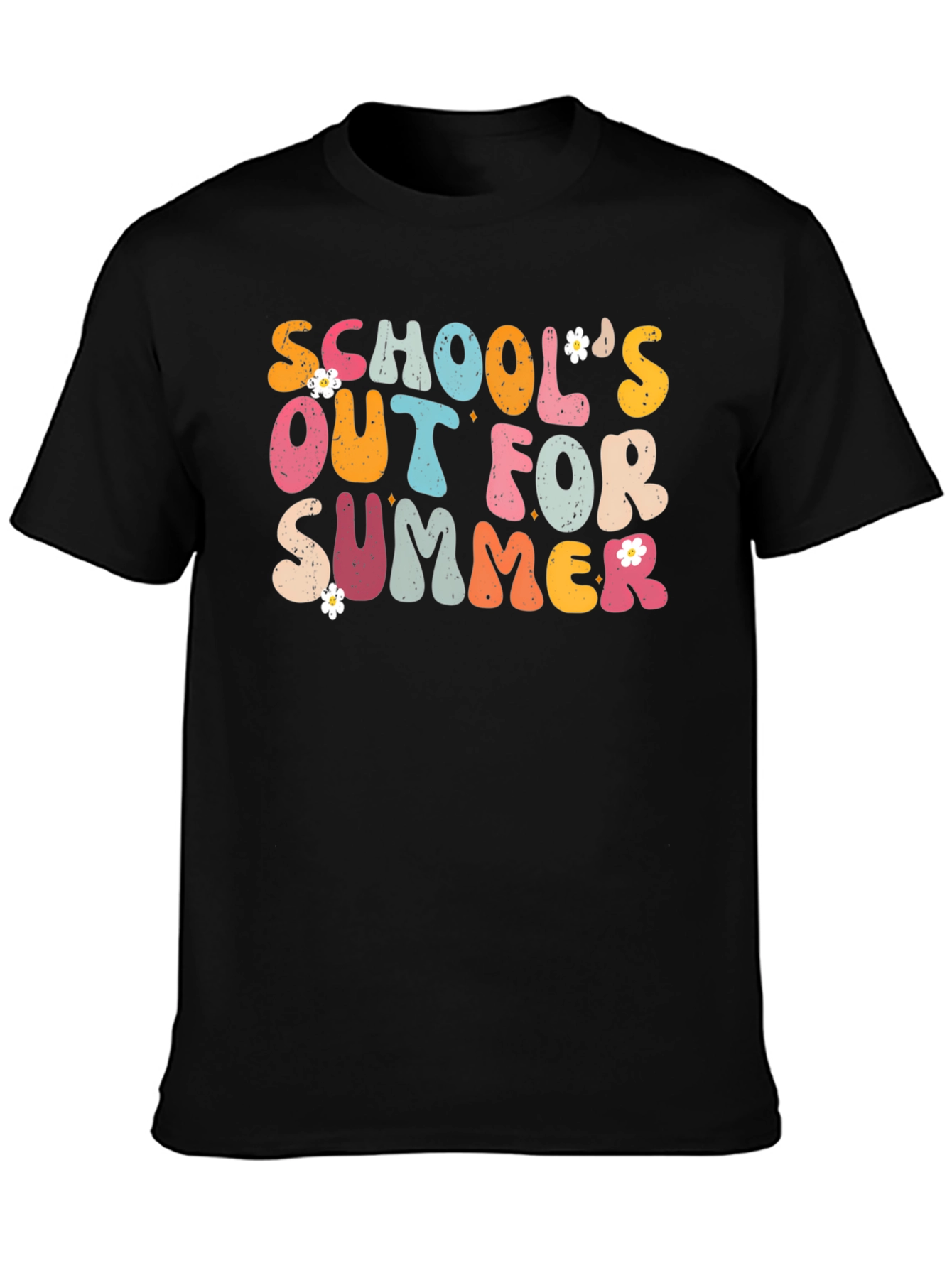 Black School's Out For Summer Graphic Tee view 3