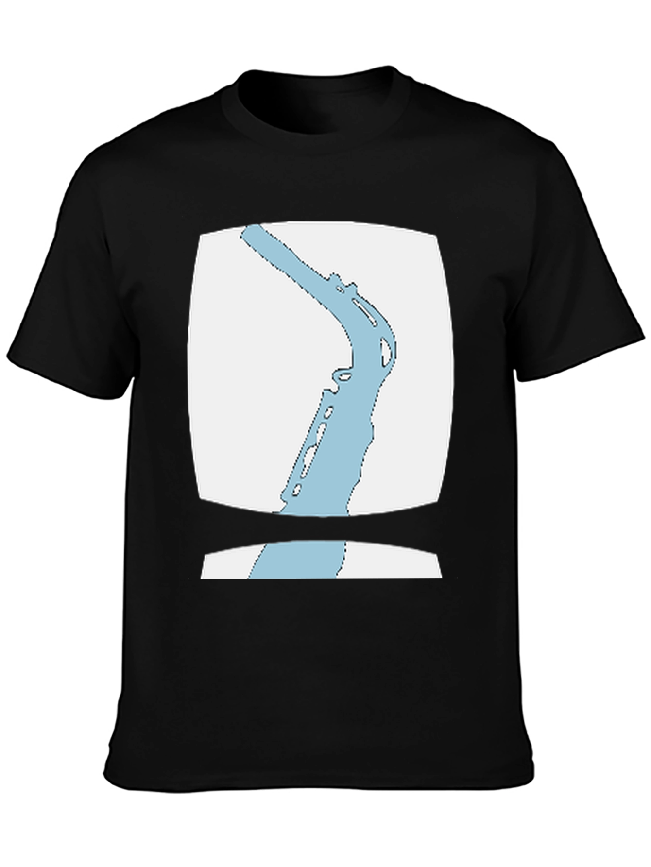 Black Saxophone Graphic T-Shirt view 3