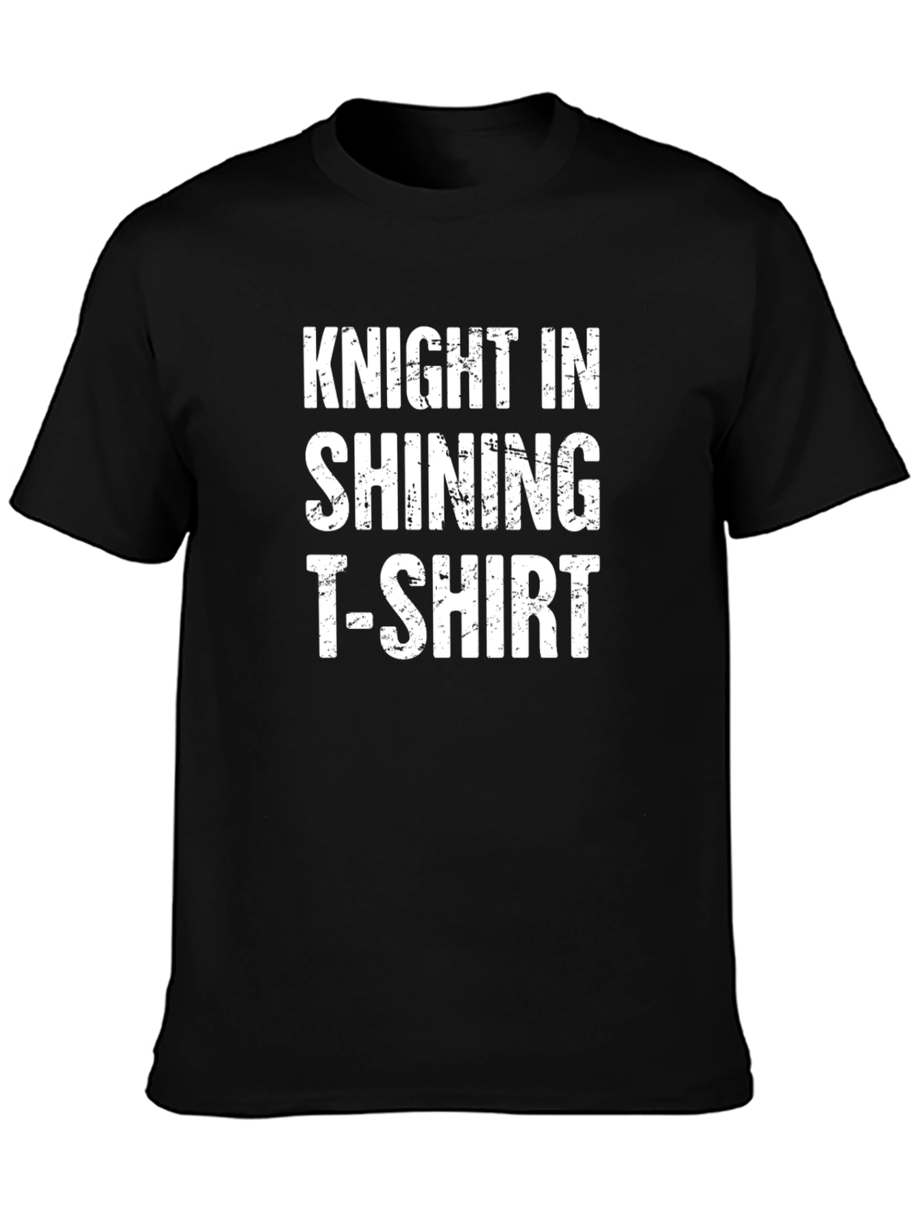 Black Knight in Shining T-Shirt - Humorous Graphic Tee view 3