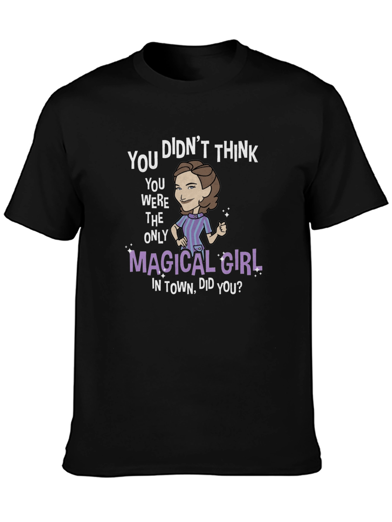 Black Magical Girl T-Shirt - You Didn't Think view 3