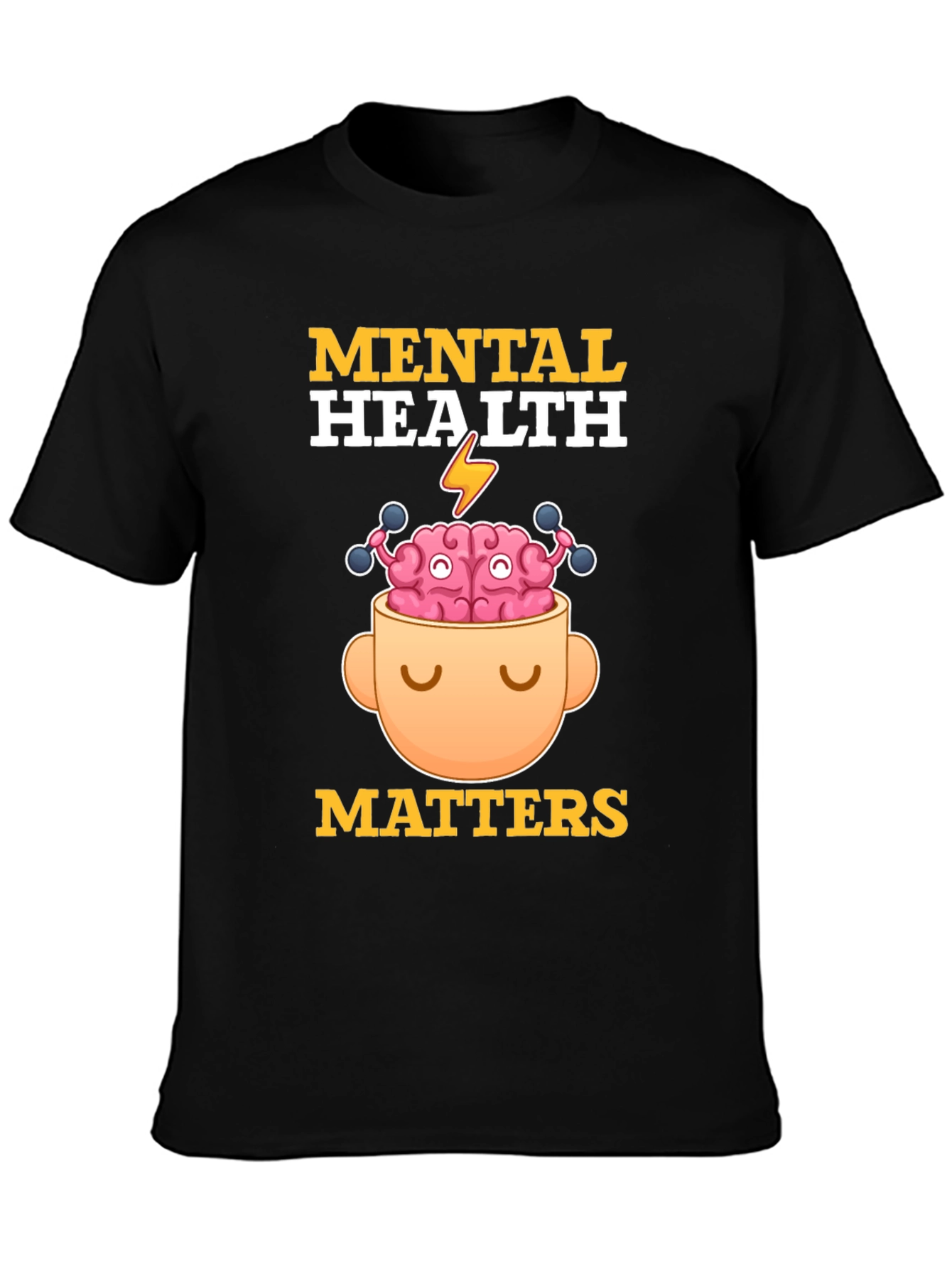 Black Mental Health Matters Graphic Tee view 3