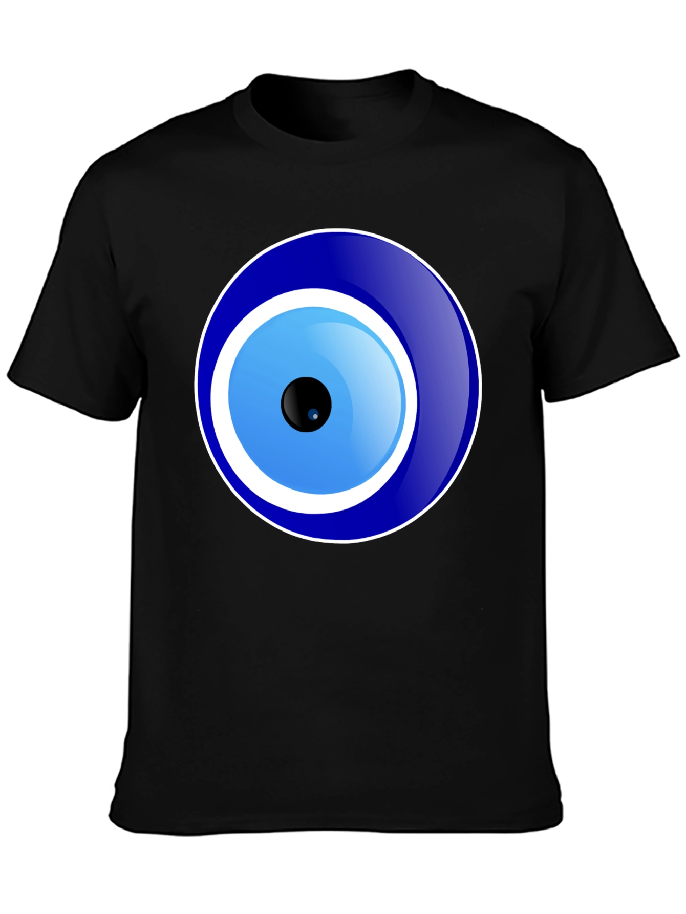 Black Evil Eye Graphic T-Shirt - Unisex Black Tee view 3