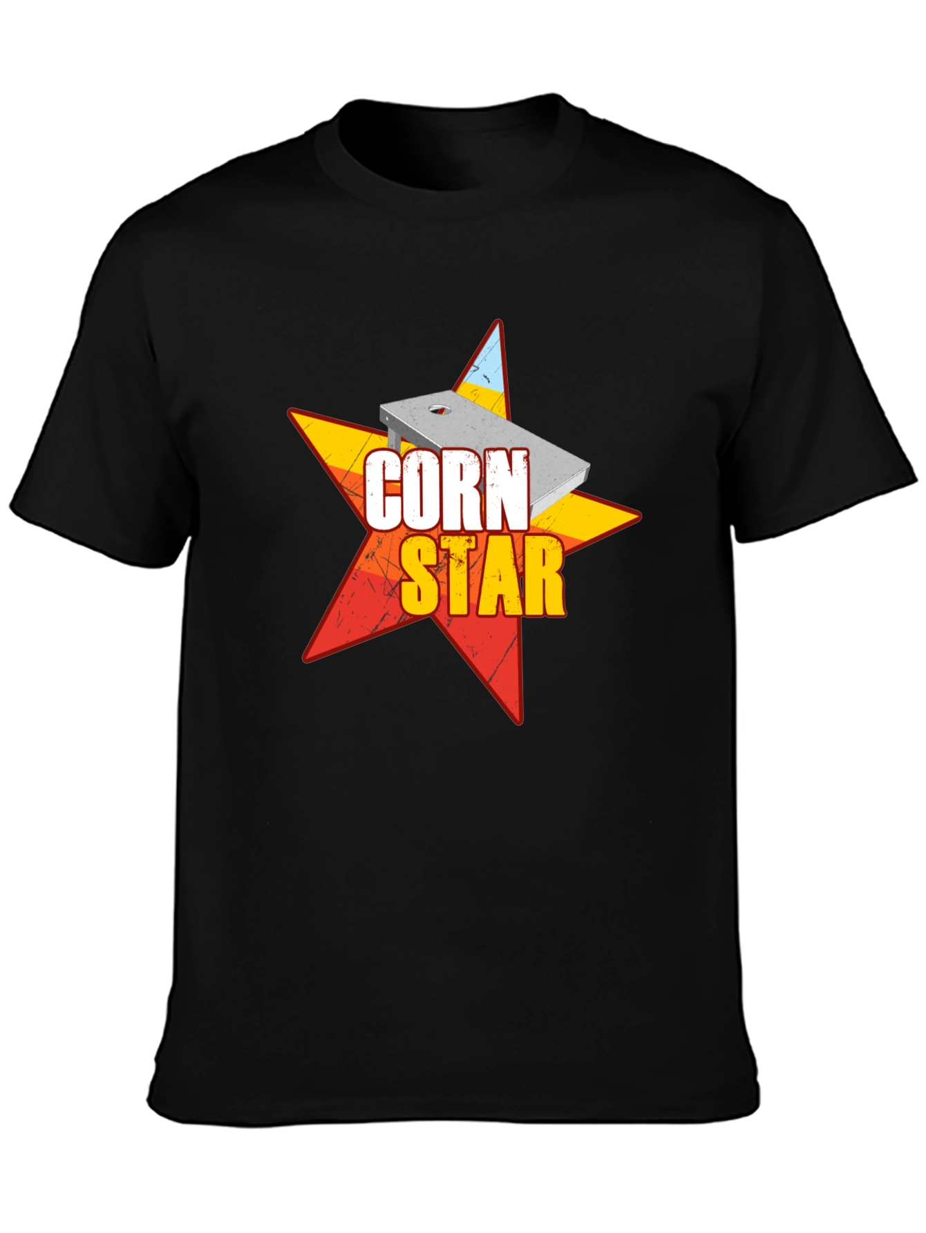 Black Corn Star Graphic T-Shirt view 3