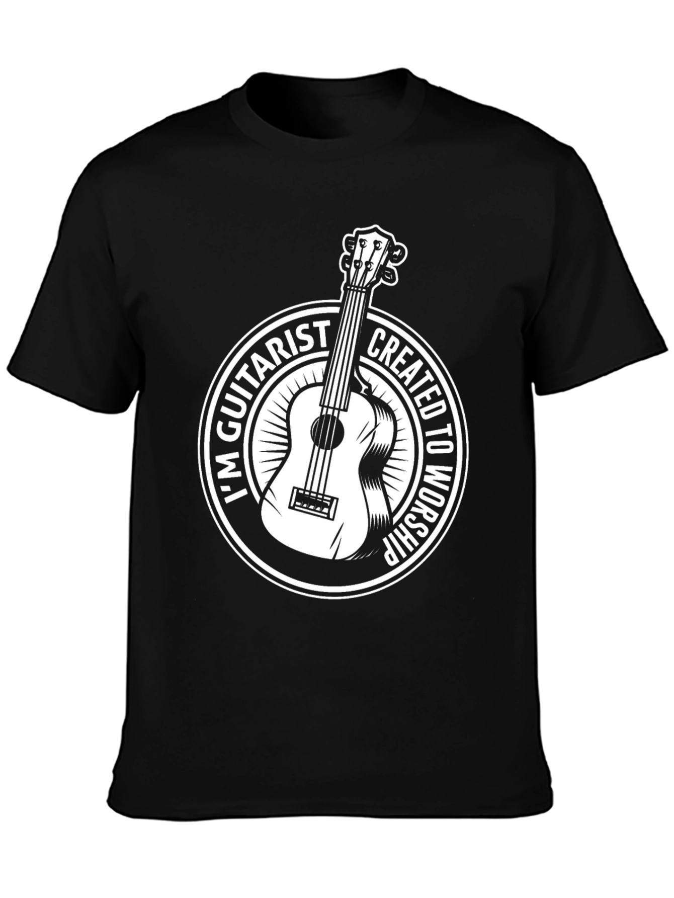 Guitarist Worship Graphic Tee - Black - 3