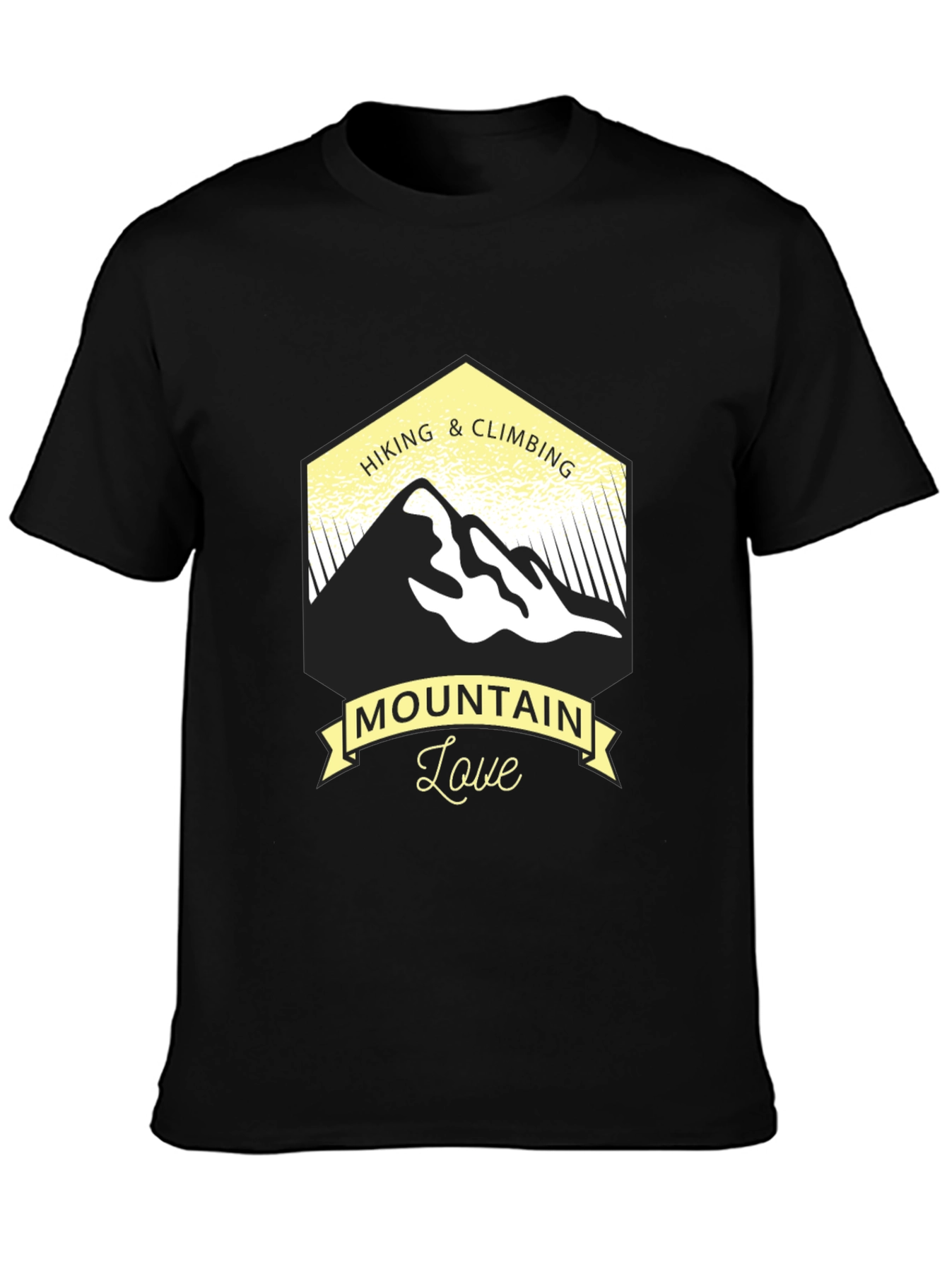 Black Mountain Love Hiking & Climbing Graphic Tee view 3
