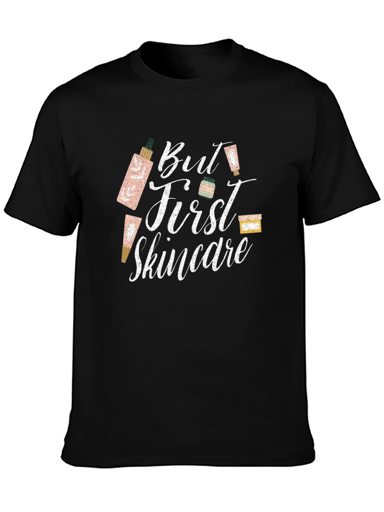 Black But First Skincare T-Shirt view 3