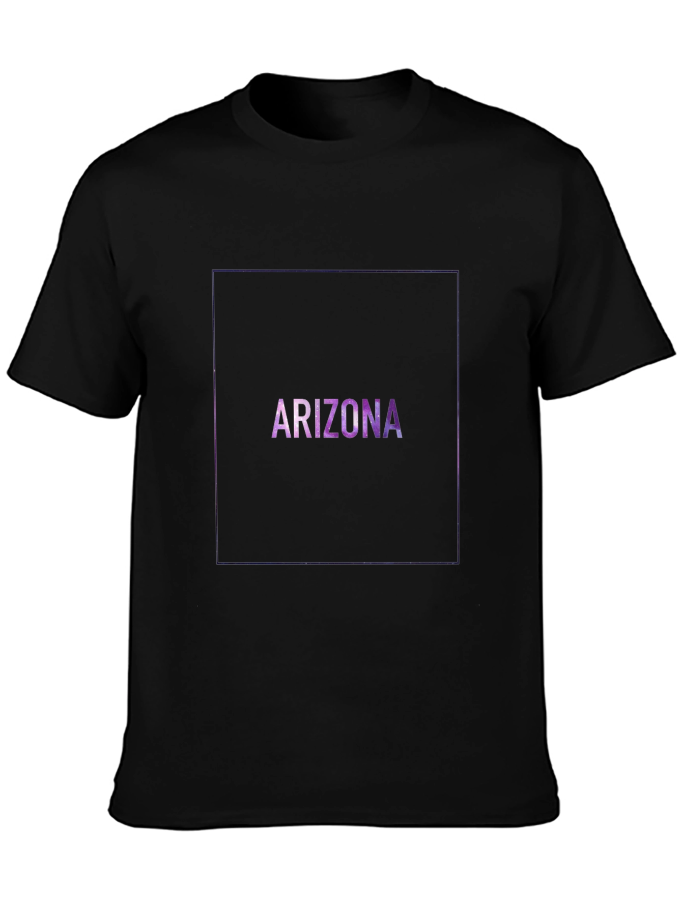 Black Arizona Graphic Tee - Black Cotton Blend view 3