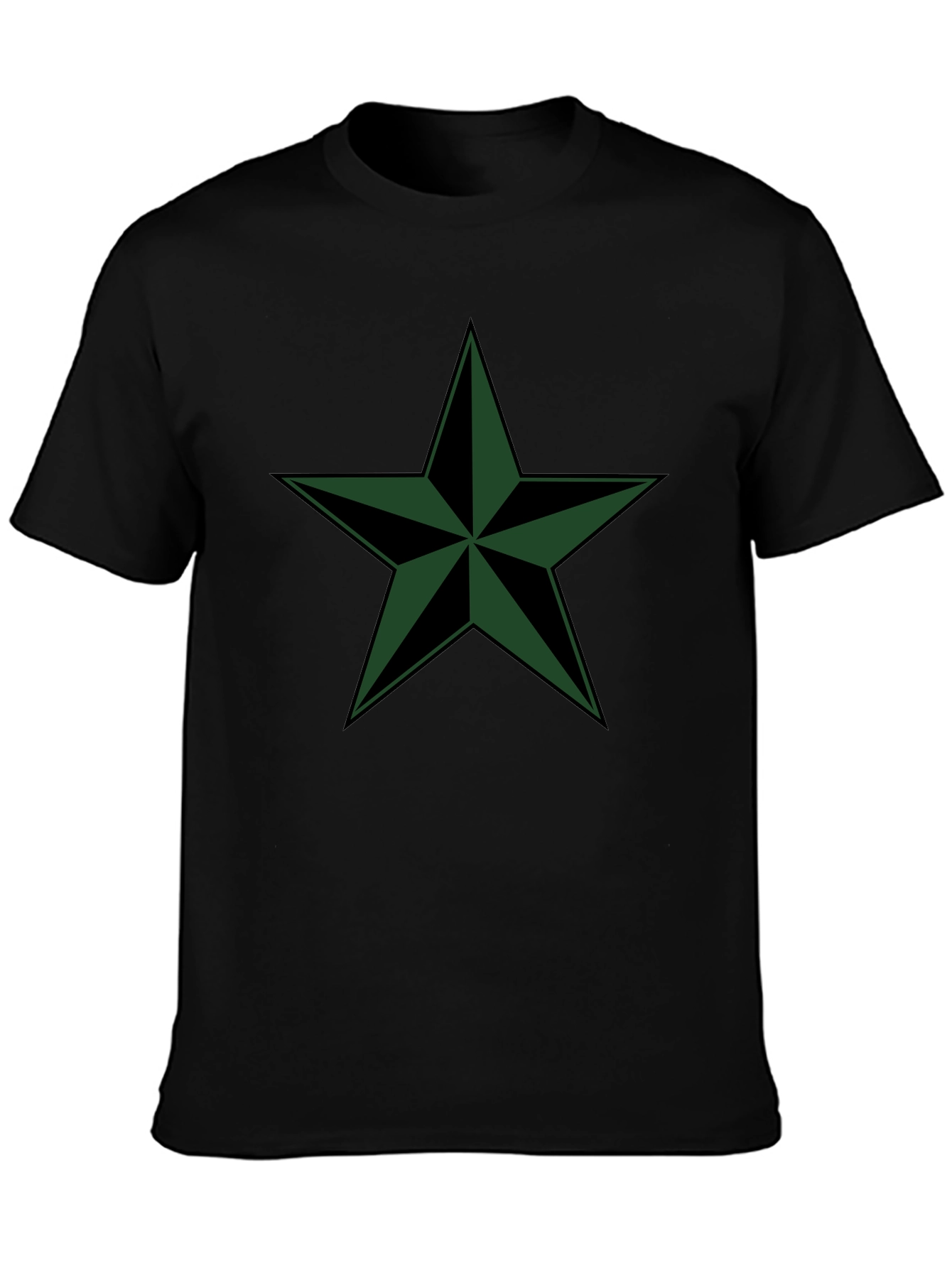 Black Star Graphic Black T-Shirt view 3
