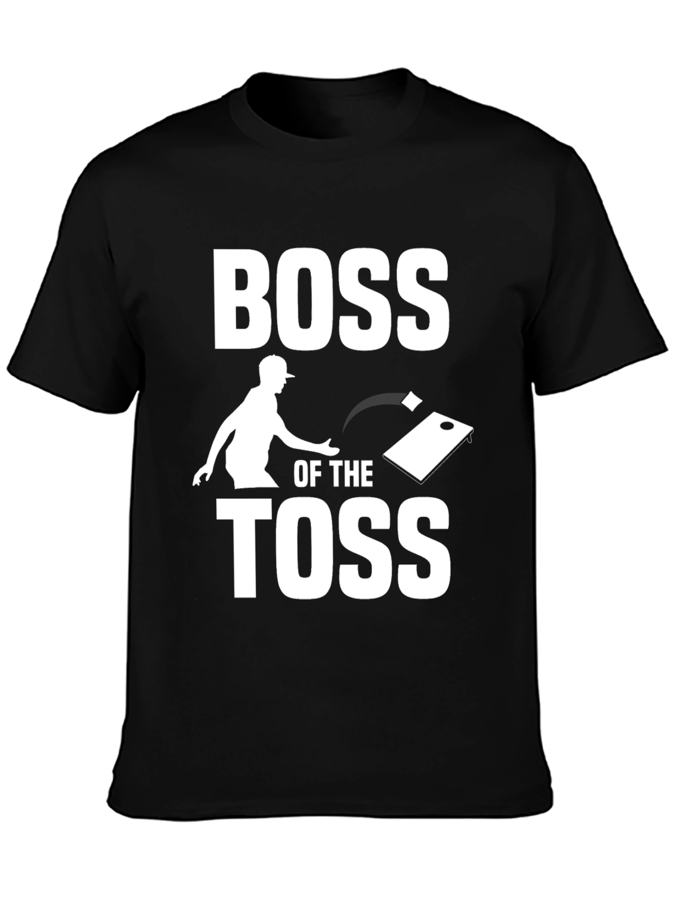 Black Boss of the Toss T-Shirt view 3