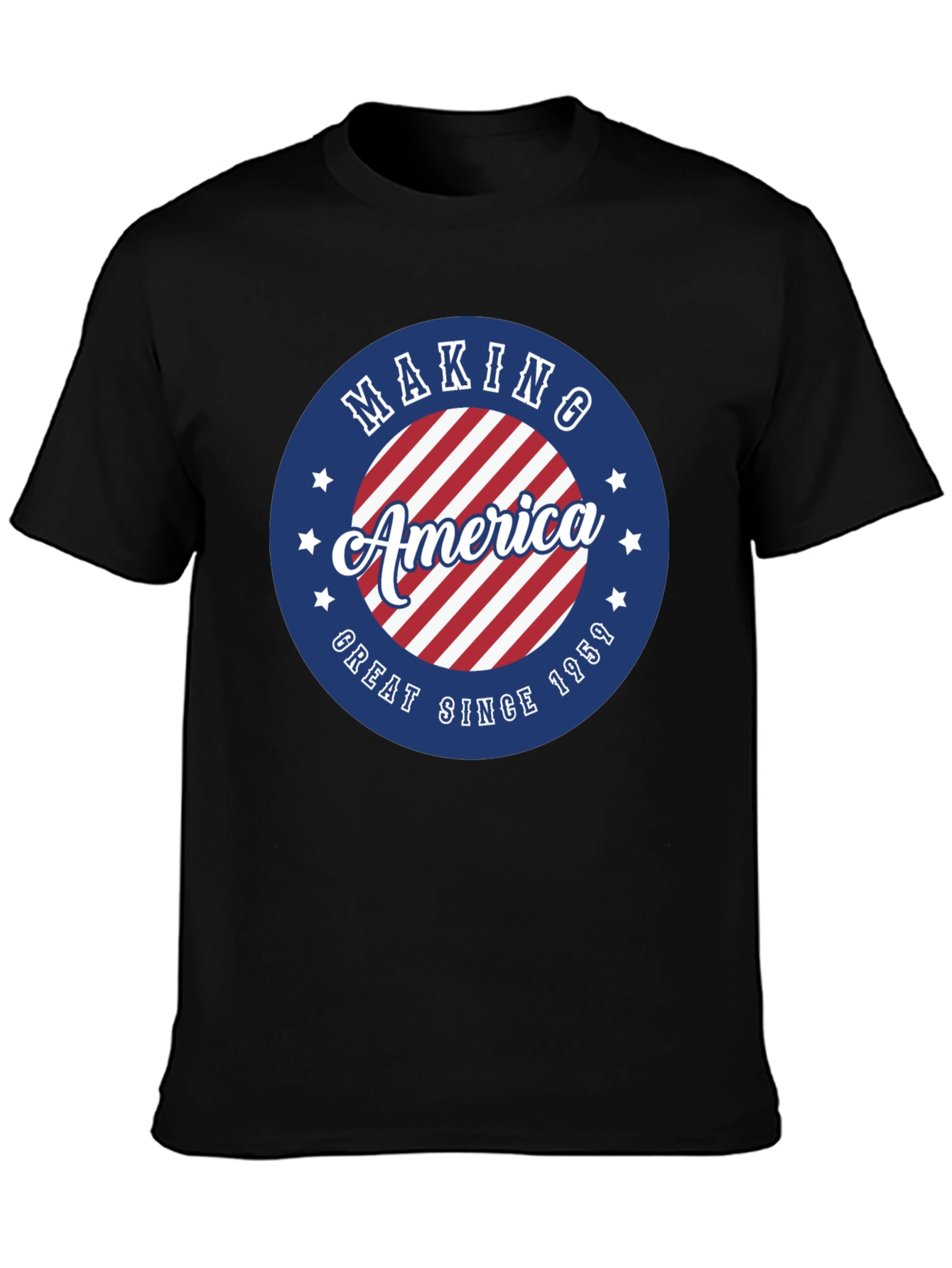 Black Making America Great Since 1959 T-Shirt view 3