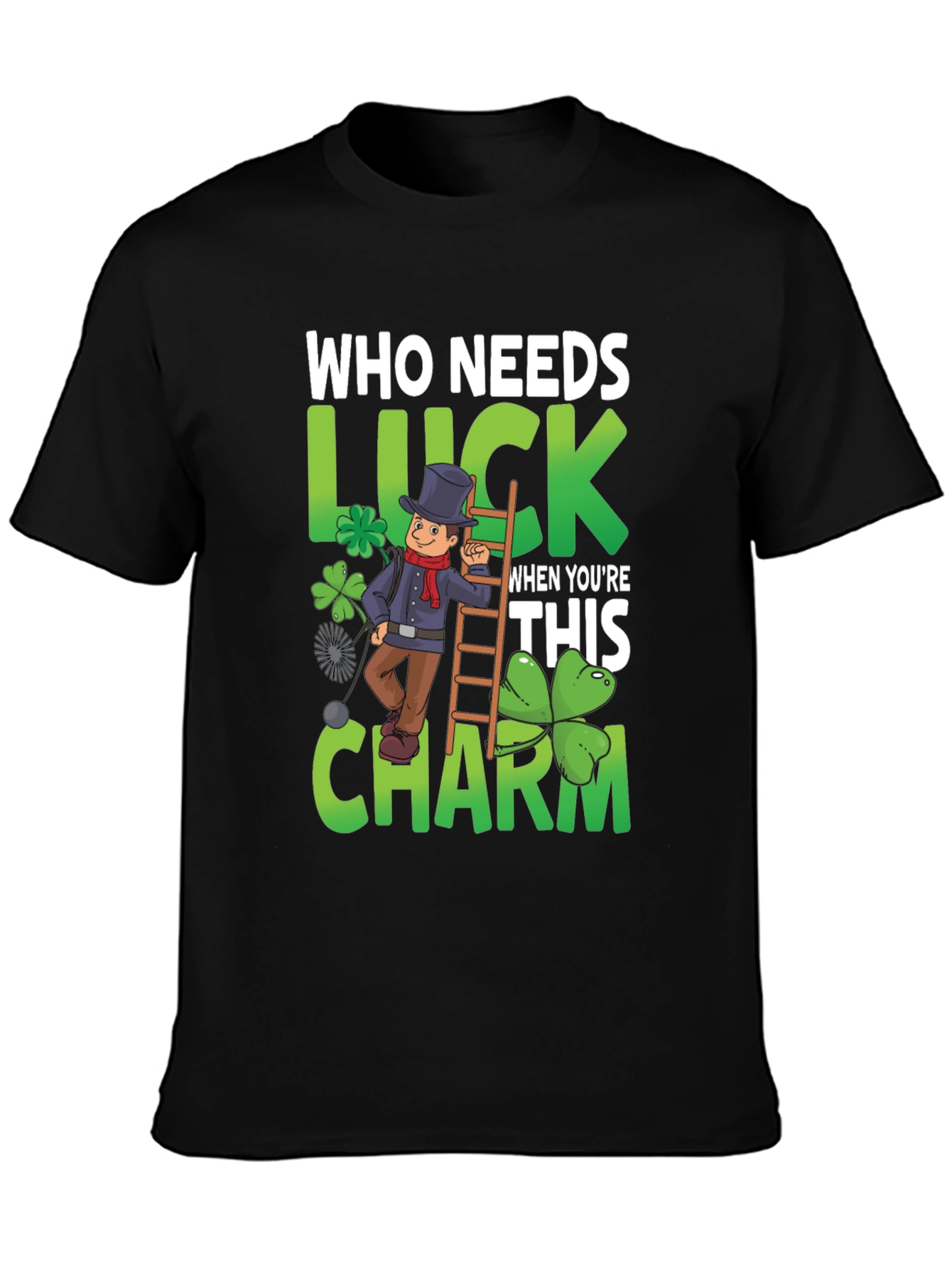 Lucky Charm Graphic T-Shirt - St. Patrick's Day - 3