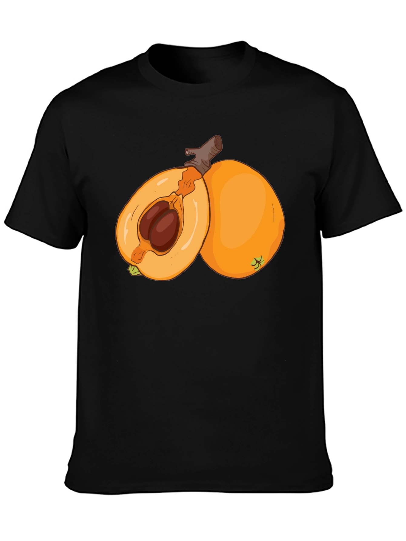 Black Loquat Fruit Graphic Tee - Unique Design, Comfortable Fit view 3
