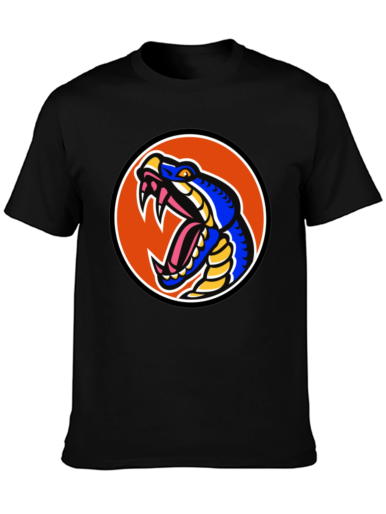 Black Snake Graphic Tee - Bold Cobra Design view 3