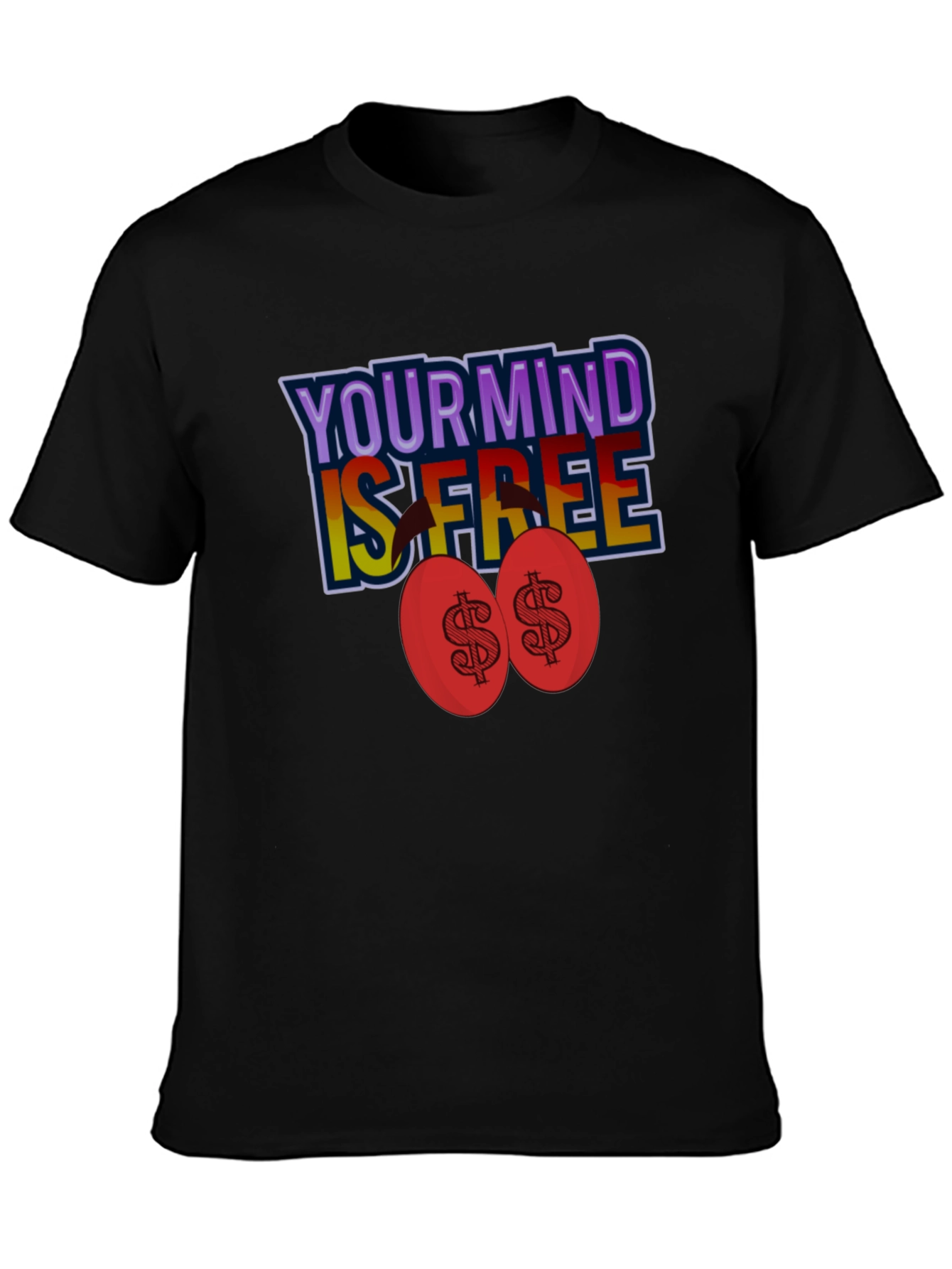 Black Your Mind Is Free T-Shirt view 3