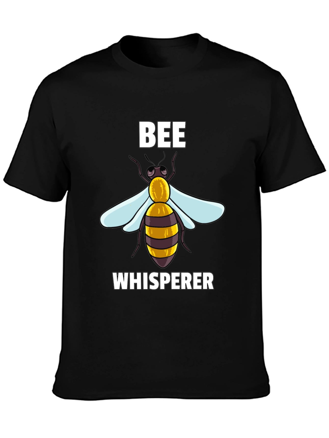Black Bee Whisperer Graphic T-Shirt view 3