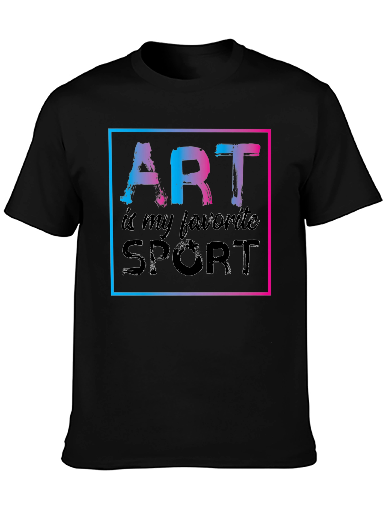 Black Art is My Favorite Sport Graphic T-Shirt view 3