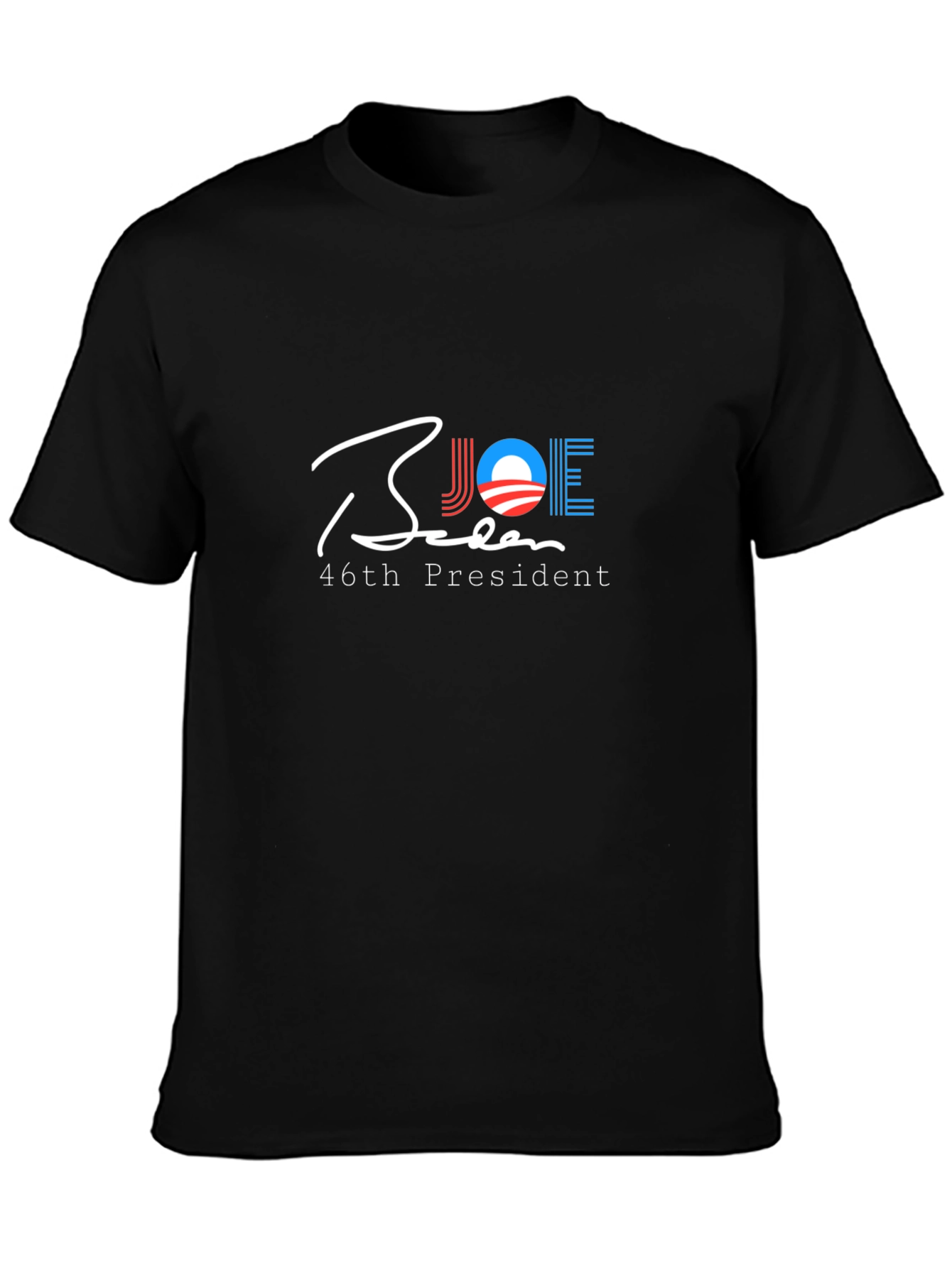Black Biden 46th President Black T-Shirt view 3