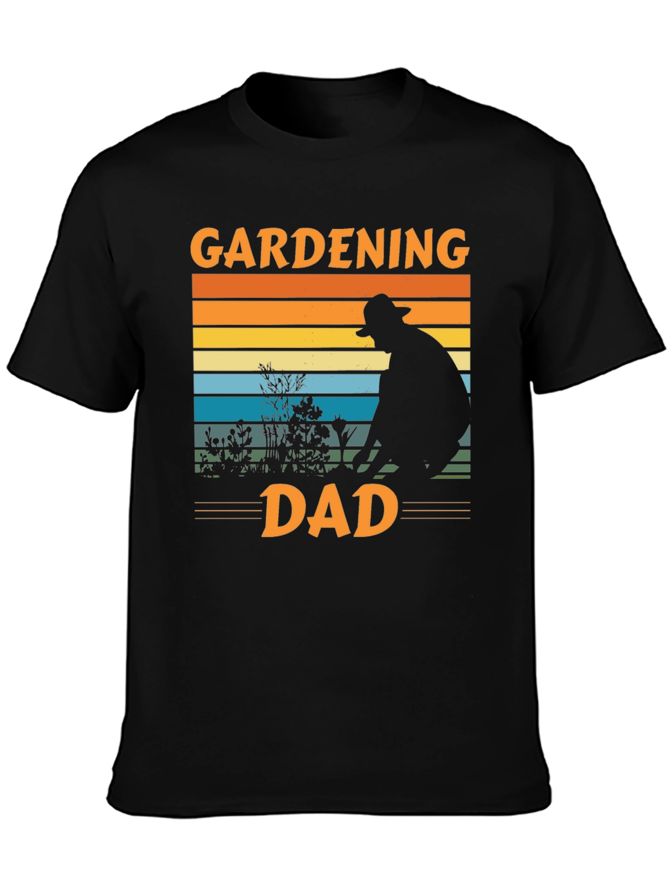 Black Gardening Dad T-Shirt, Father's Day Gift view 3