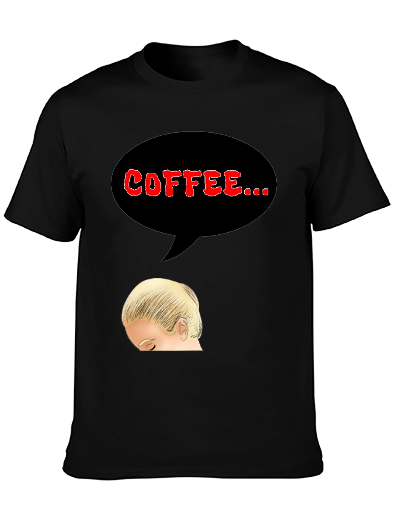 Black Coffee Craving T-Shirt view 3