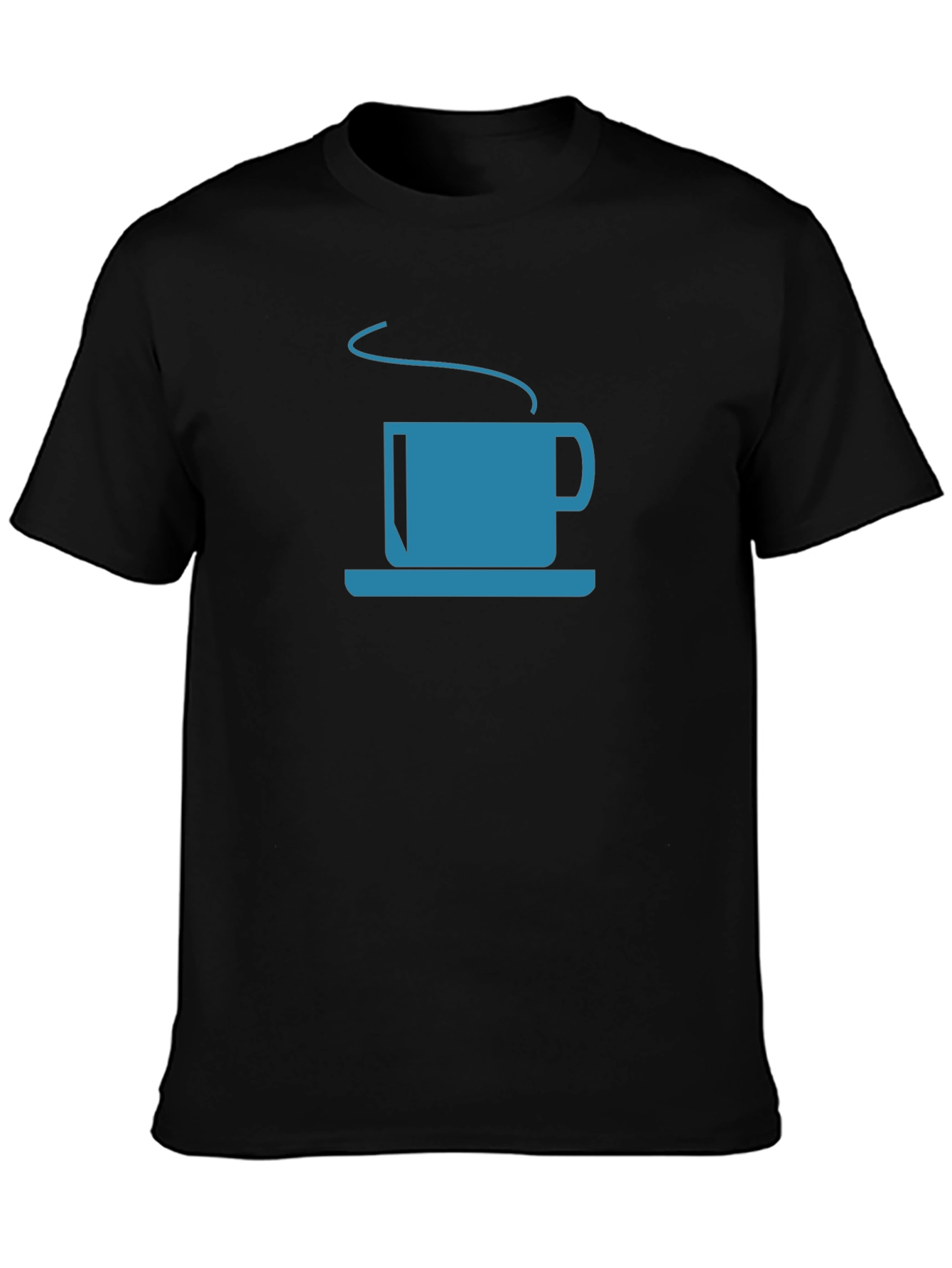 Black Coffee Lover's Graphic Tee - Casual Black T-Shirt view 3